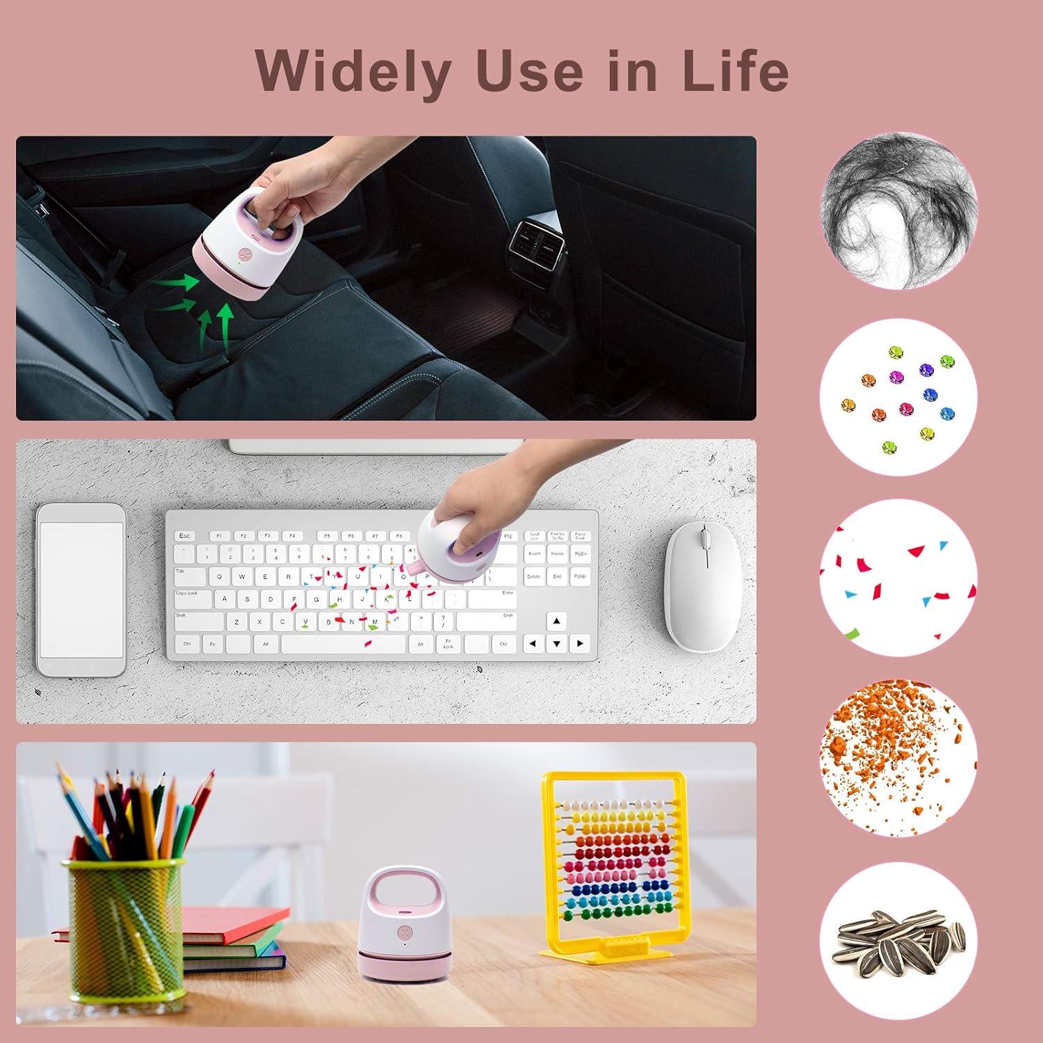 Recogedor Rápido de Diamantes Luxiv L5W - Portátil USB Rosa