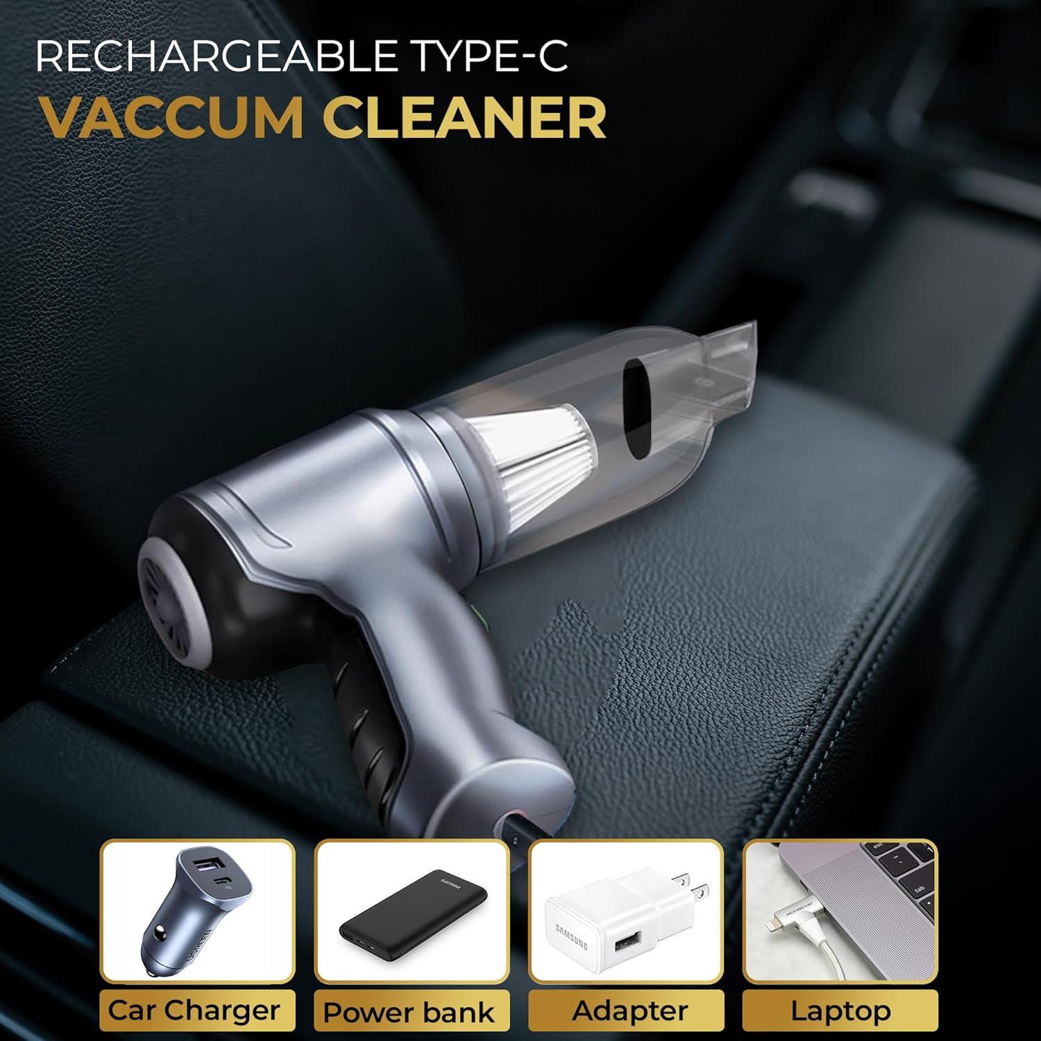 Aspiradora de Coche Inalámbrica Genérico HL-107 12,000Pa