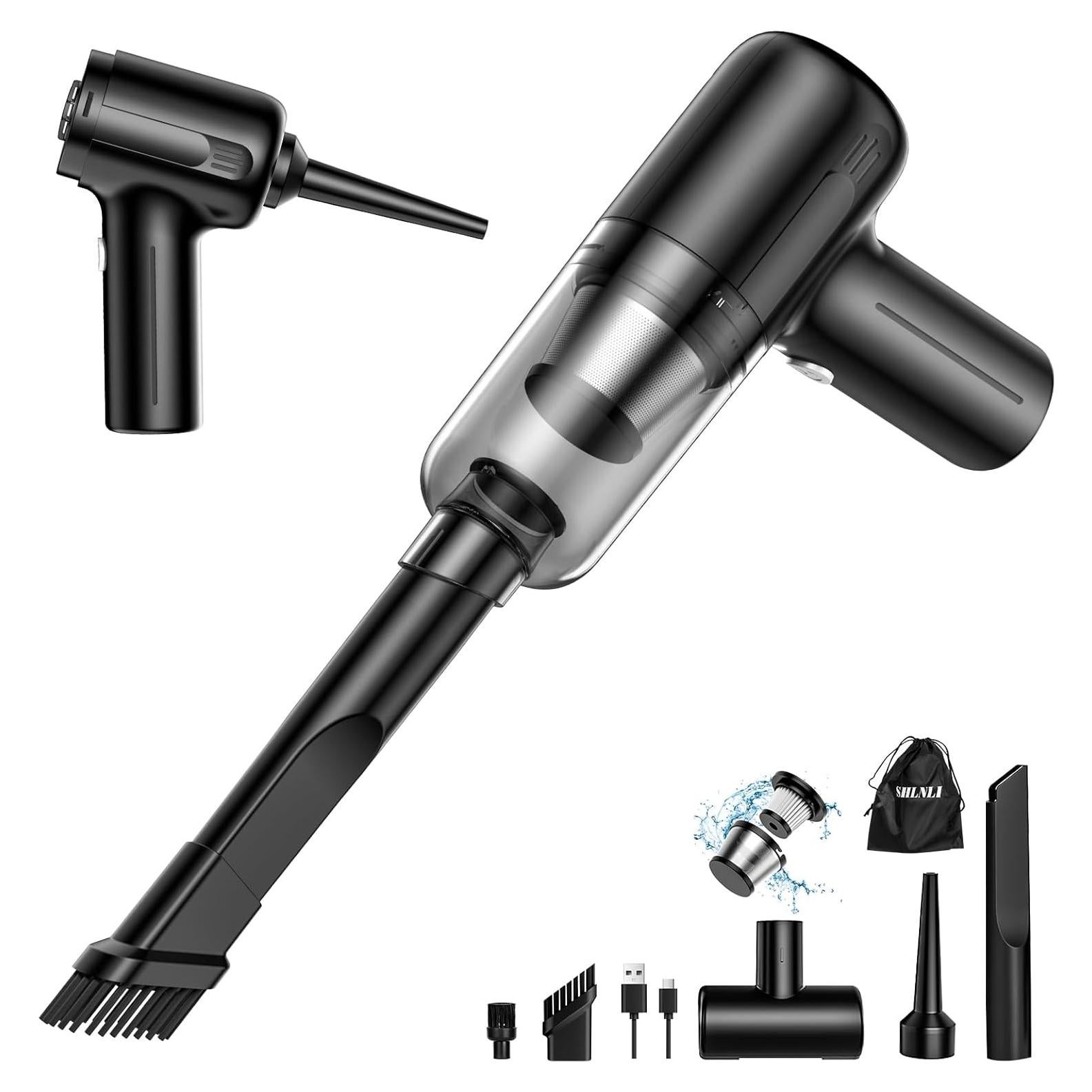 Aspiradora de Mano Inalámbrica SHLNLI ZC005 120W con Luz LED