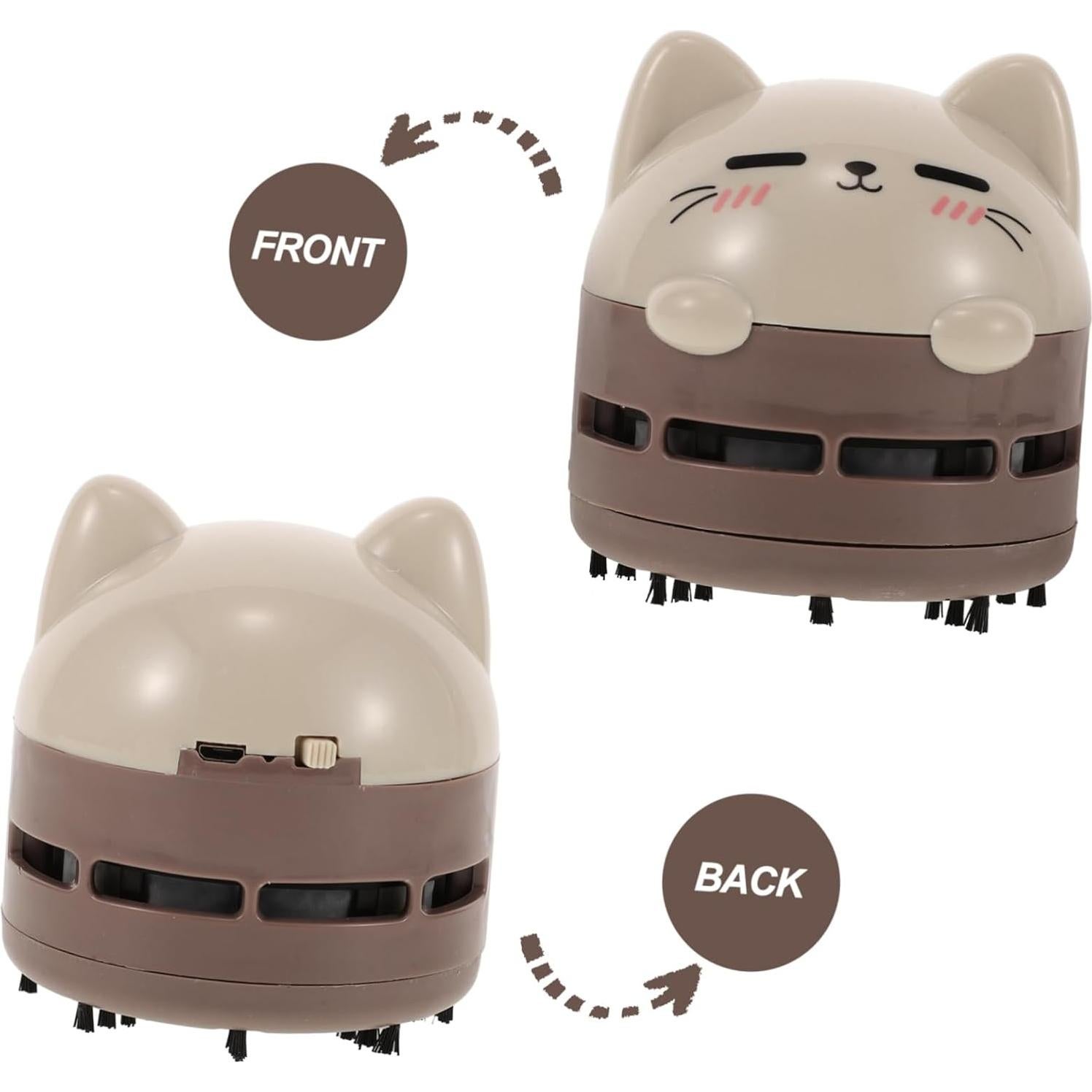 Aspiradora de Mano MERRYHAPY Mini Recargable Diseño Gato