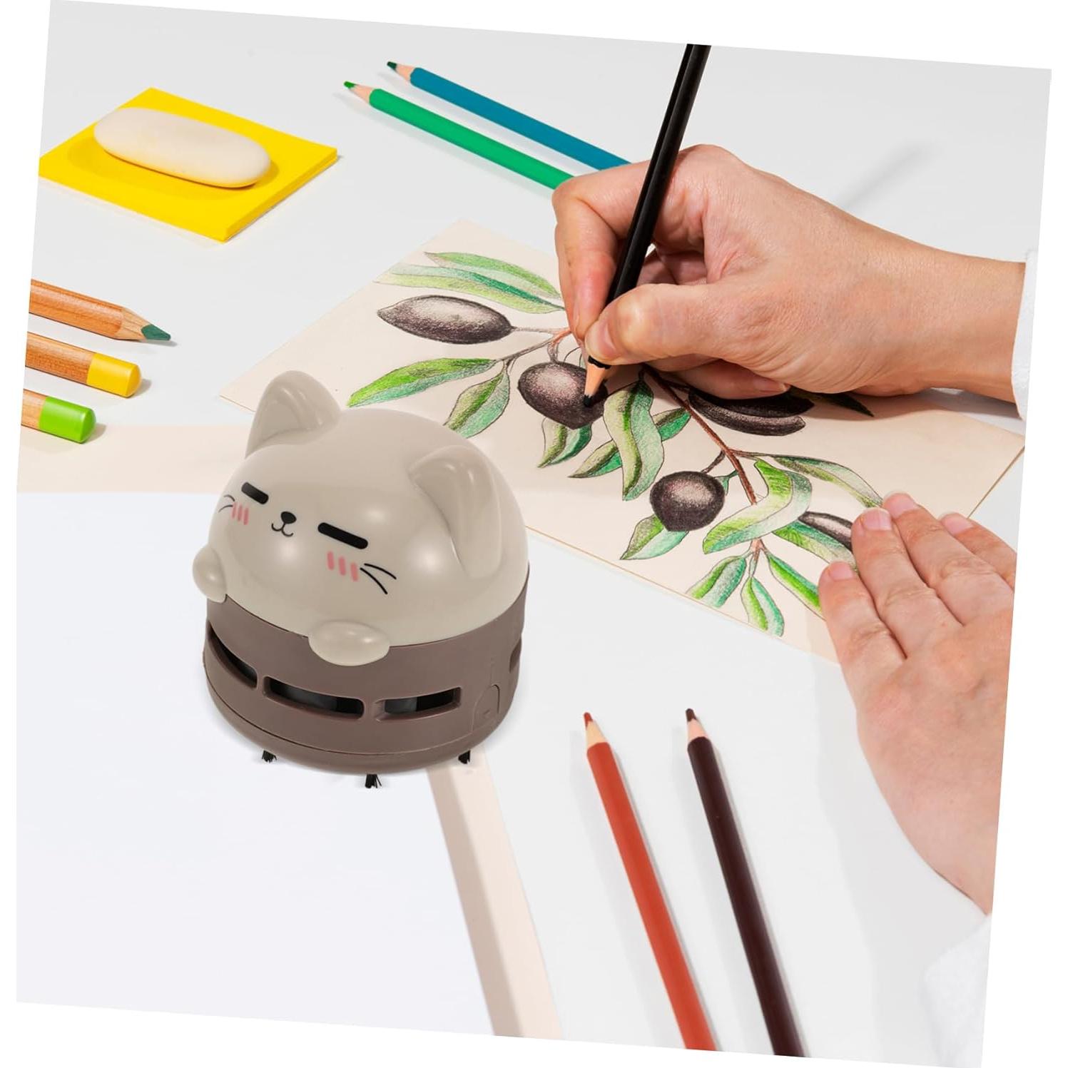 Aspiradora de Mano MERRYHAPY Mini Recargable Diseño Gato