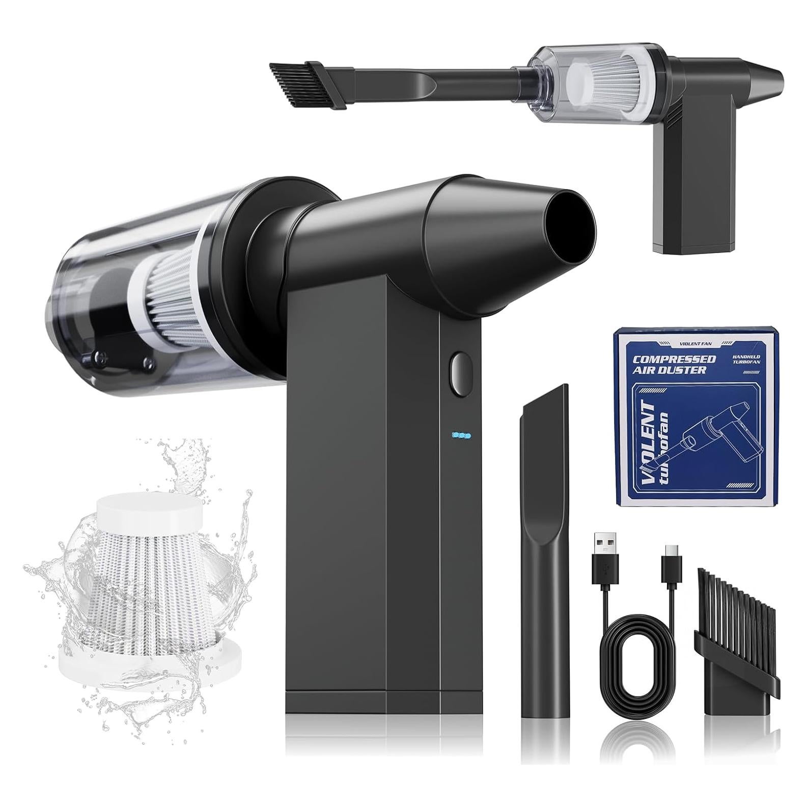 Mini Aspiradora Inalámbrica Plynexis L815 2-en-1 210,000RPM