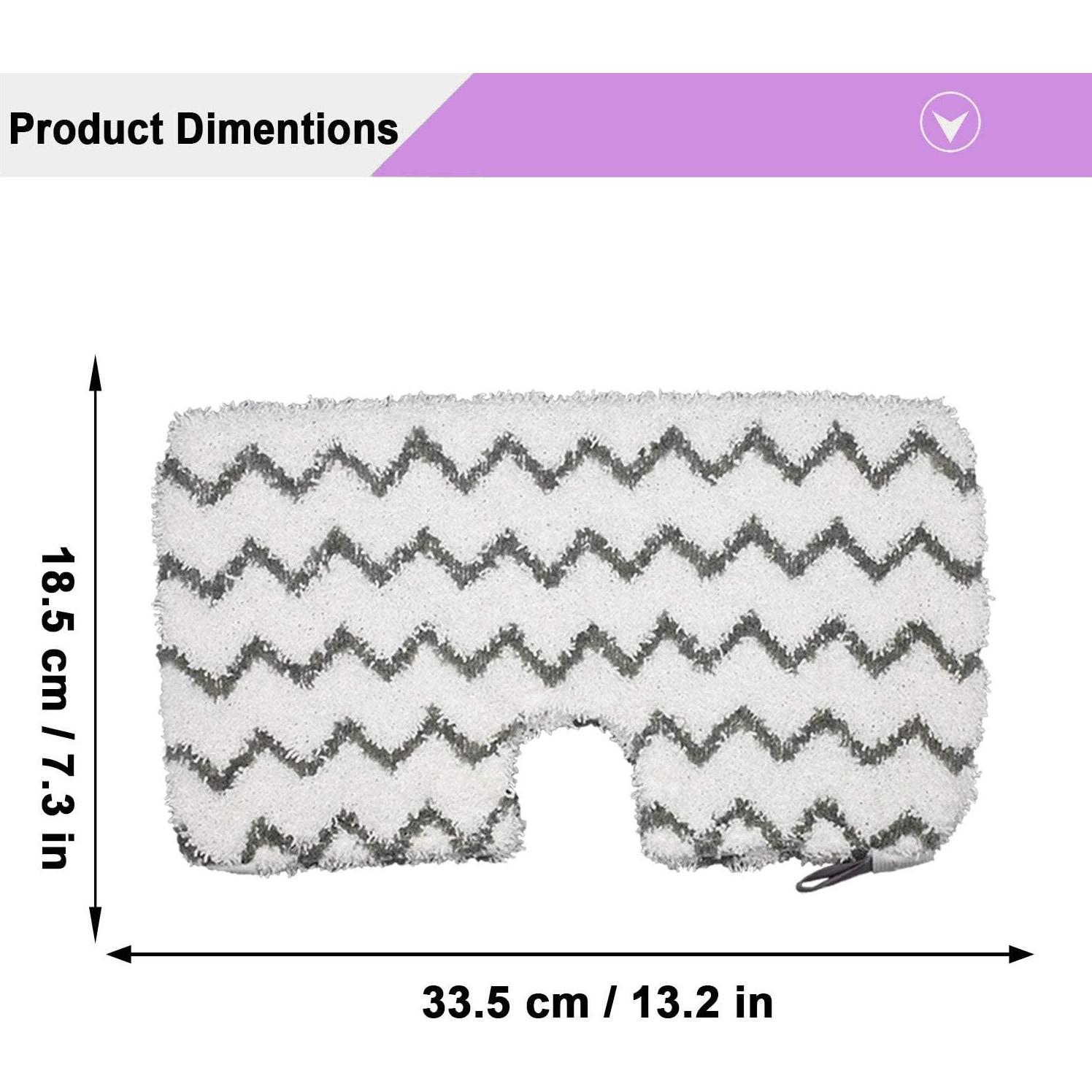Extolife 6 Almohadillas Reemplazo Mopa Vapor Shark S3501 S3601