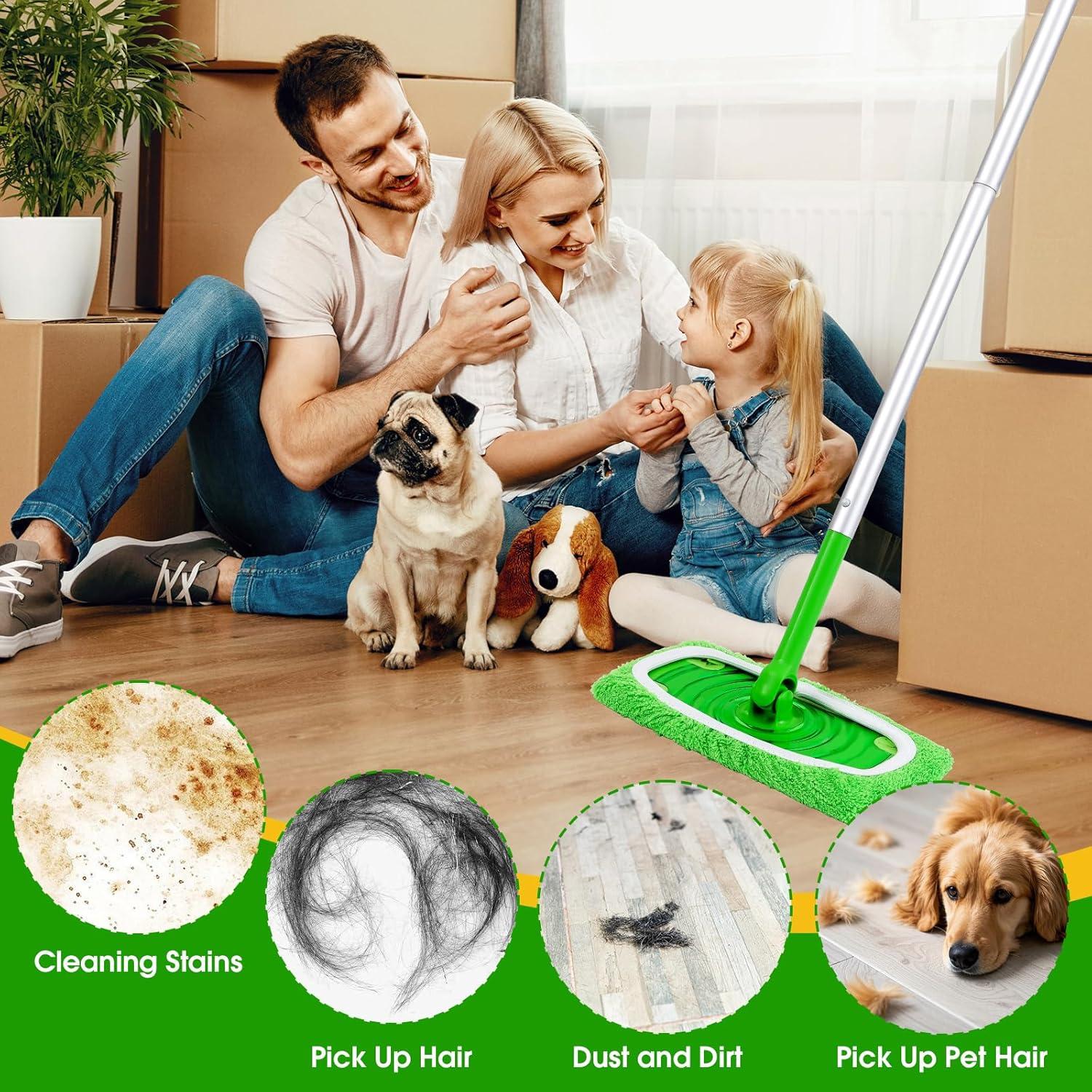 14 Almohadillas de Microfibra Reutilizables NEOACT para Mopa