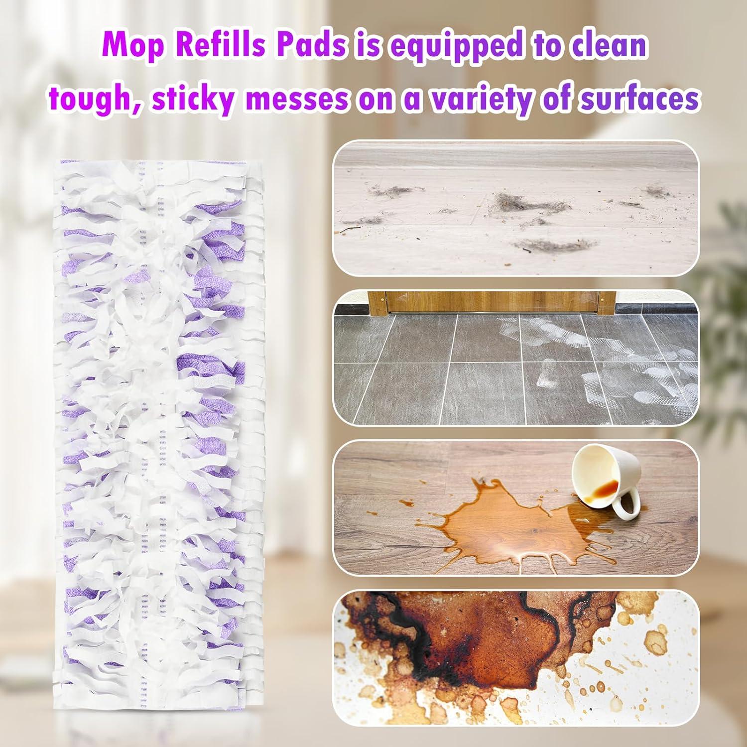 20 Recargas Almohadilla Desechable PowerMop Multi-Superficie