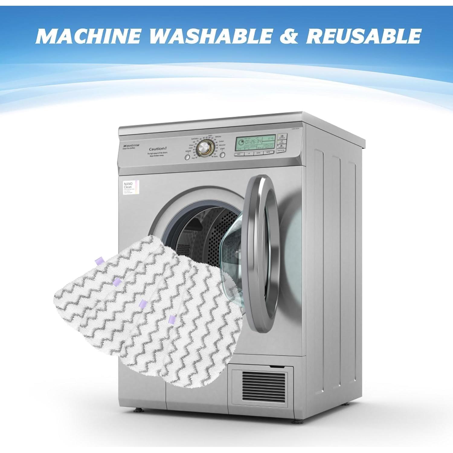 Paños de Reemplazo Tidy Monster para Mop de Vapor Bissell 4 Unidades