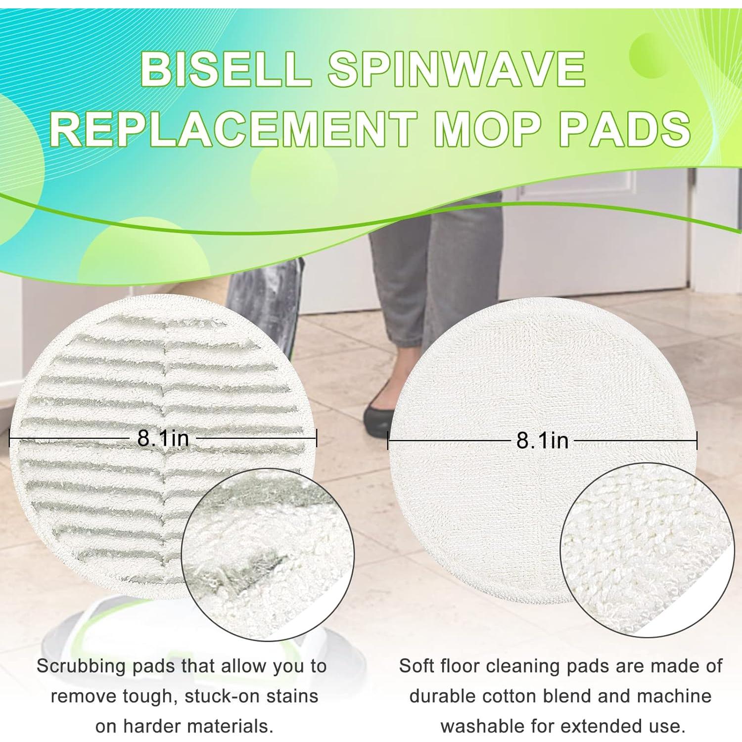 Kit de Almohadillas de Reemplazo Bissell Spinwave 2124 - 6 Piezas