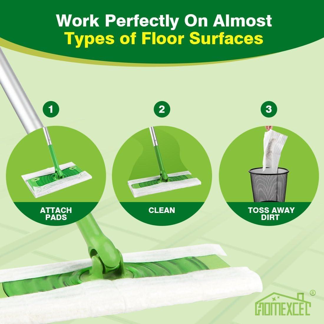 Paños de Barrido Seco HOMEXCEL 64 Unidades 20.3x26.4cm