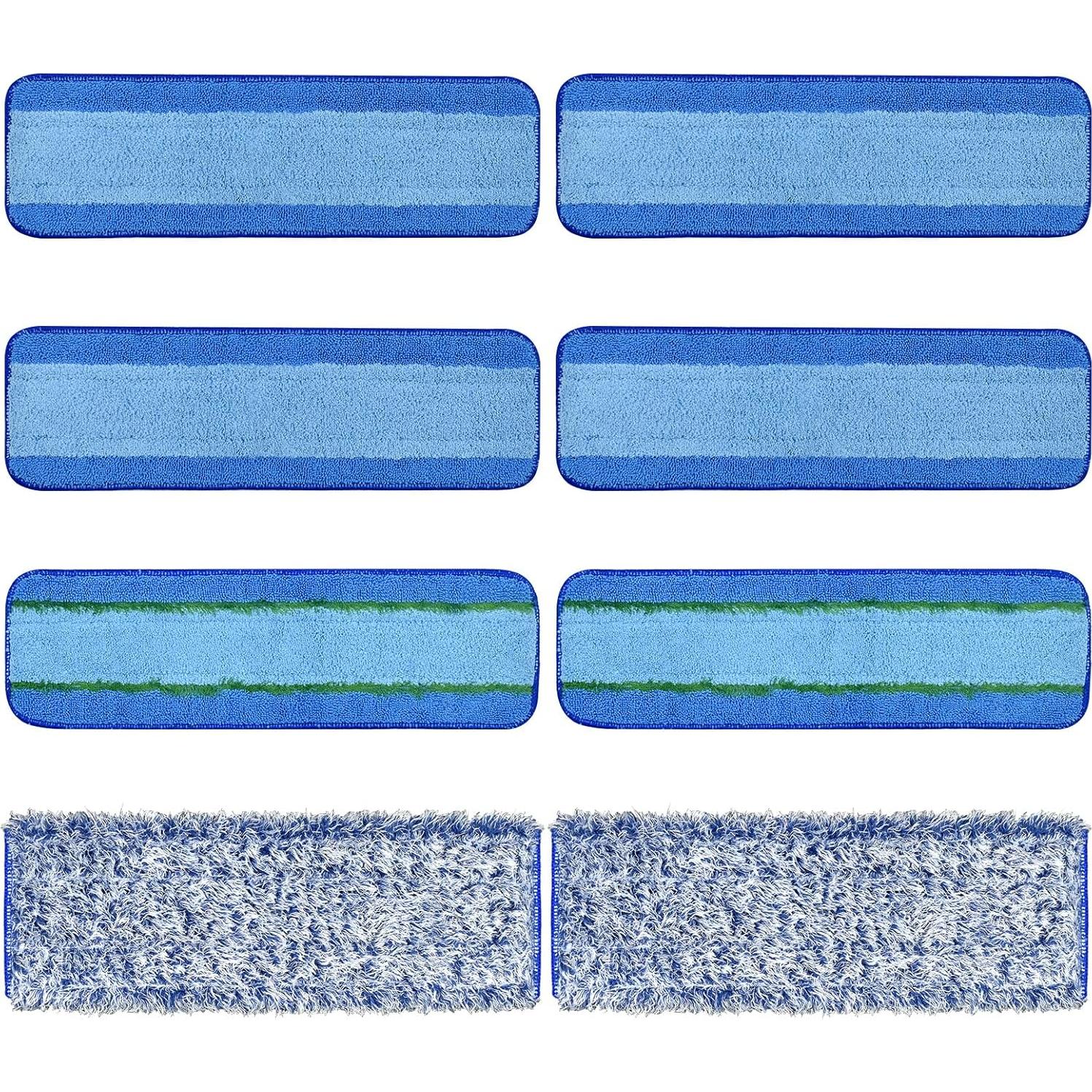 Paquete de 8 Almohadillas de Microfibra para Mopa Bona