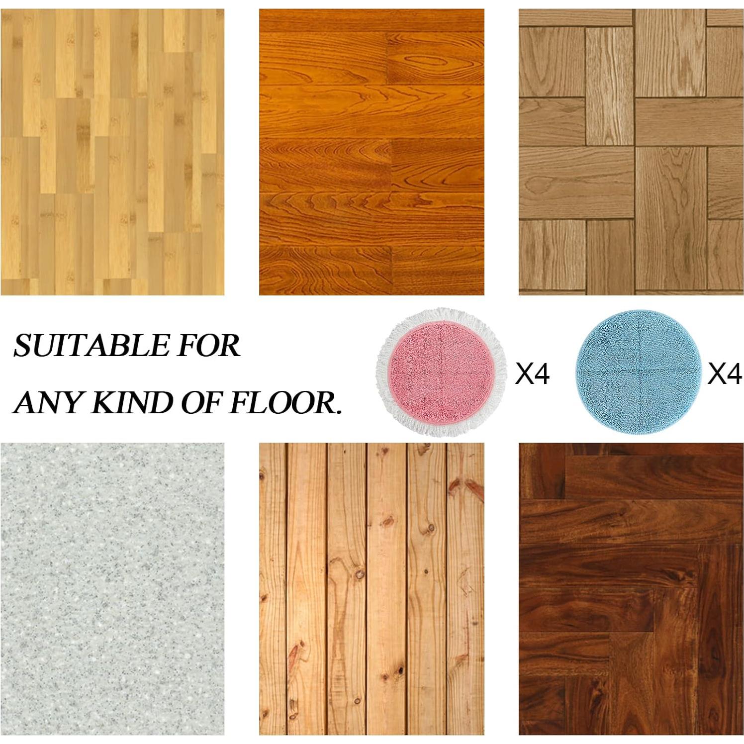 Almohadillas de Mopa Eléctrica BeiLan 18.5cm - Paquete de 8