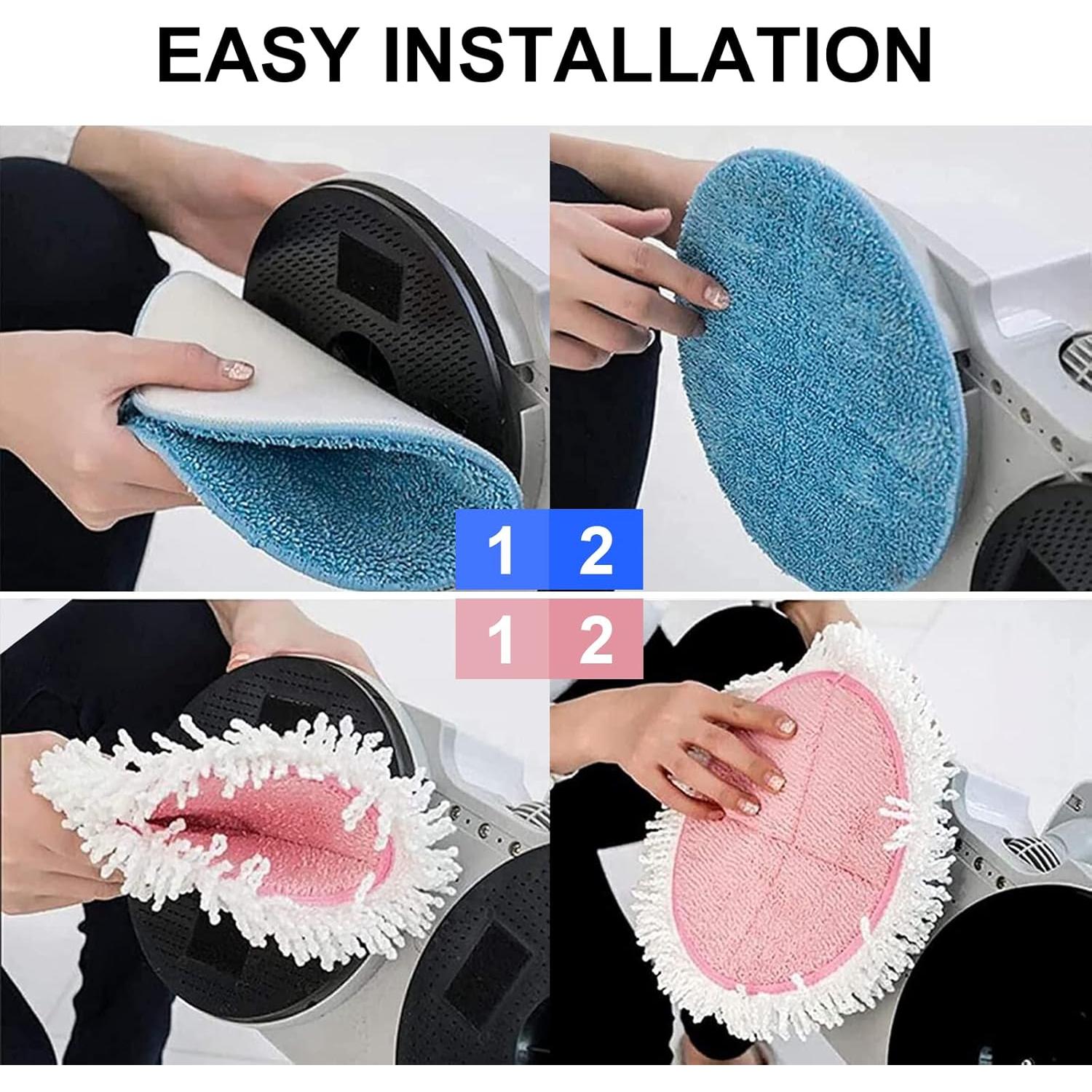 Almohadillas de Mopa Eléctrica BeiLan 18.5cm - Paquete de 8