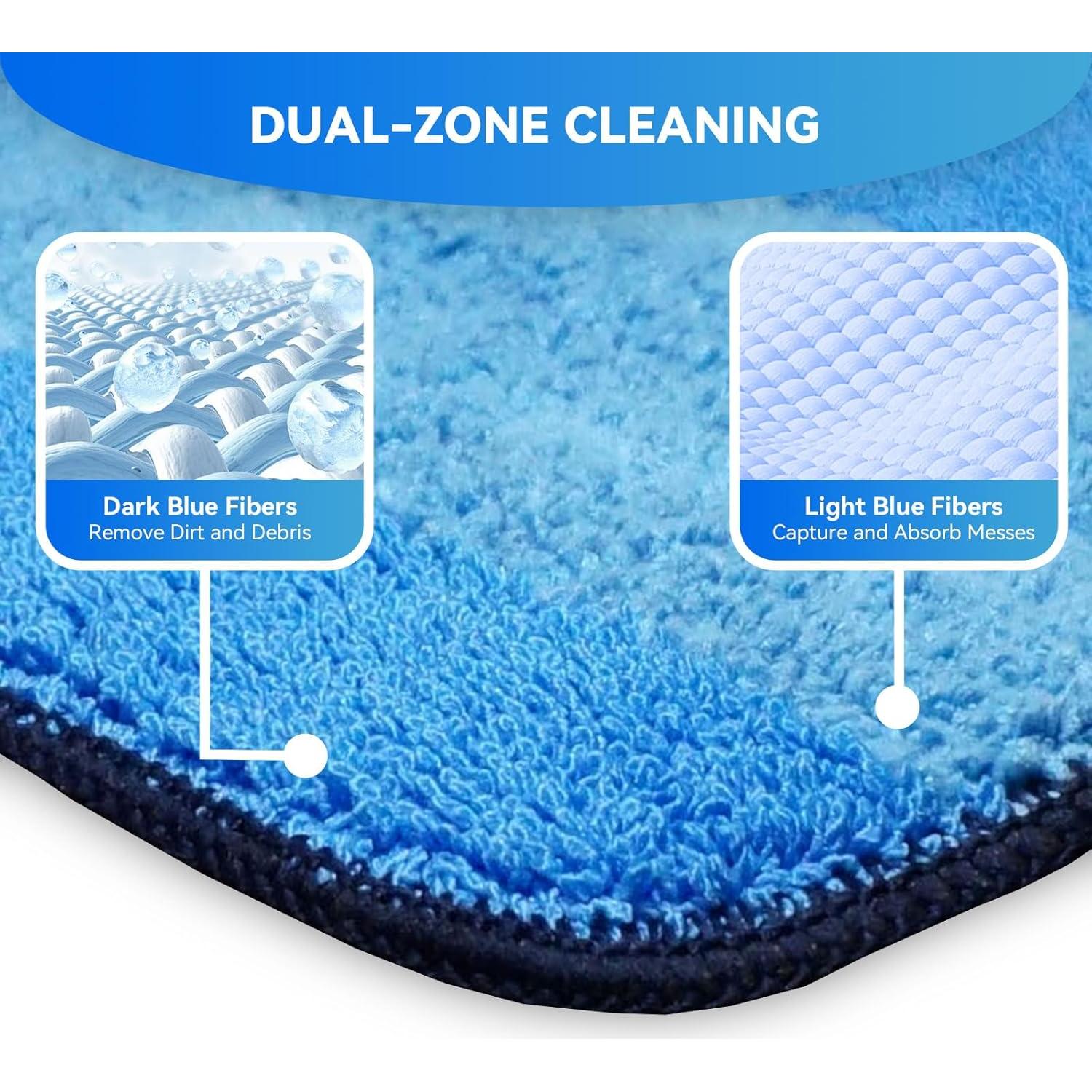 Paquete de 3 almohadillas de microfibra 18" Aheihiduhc