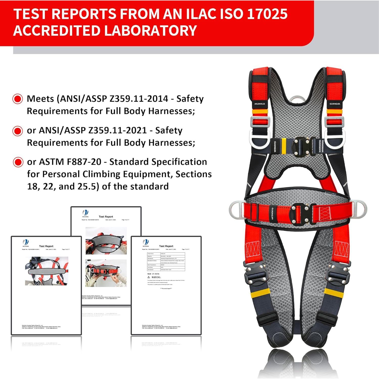 Arnés de Cuerpo Completo DIJJIG con Acolchado y Hebillas Rápidas