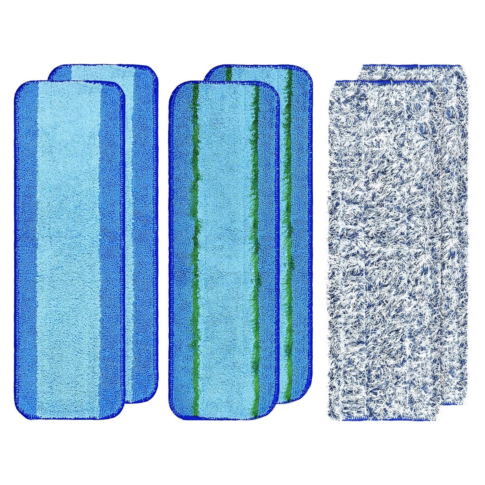 Paquete de 6 almohadillas de limpieza microfibra Bona 35.56-45.72 cm