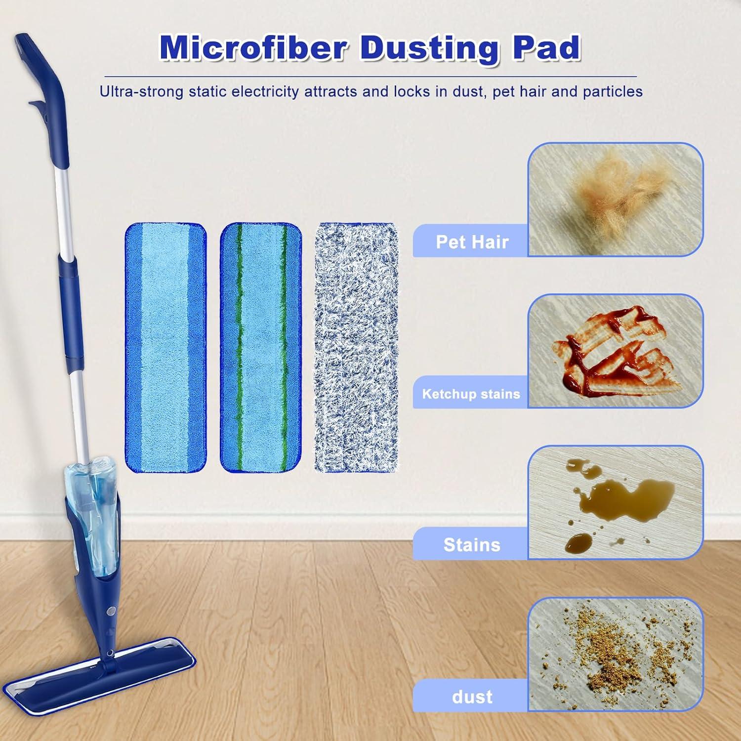 Paquete de 6 almohadillas de limpieza microfibra Bona 35.56-45.72 cm