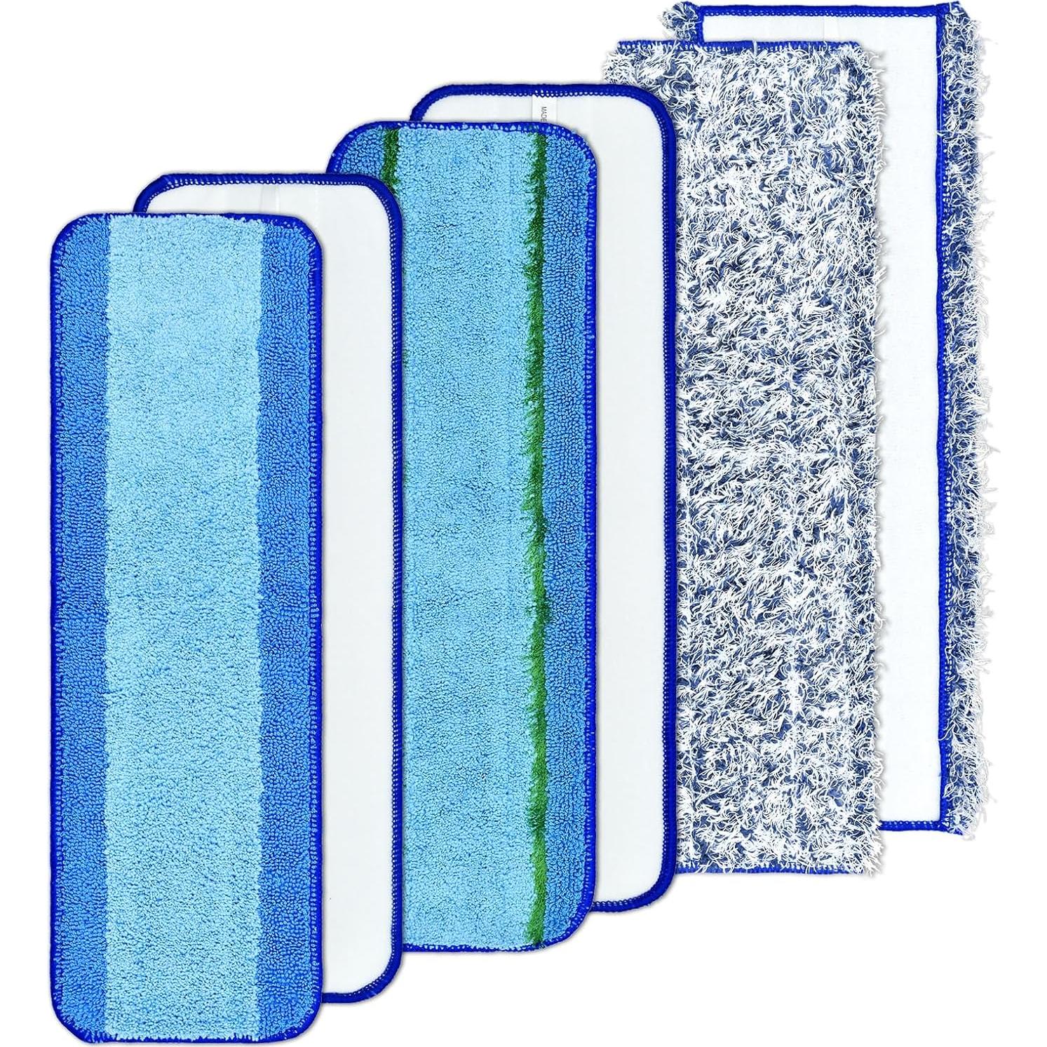 Paquete de 6 almohadillas de limpieza microfibra Bona 35.56-45.72 cm