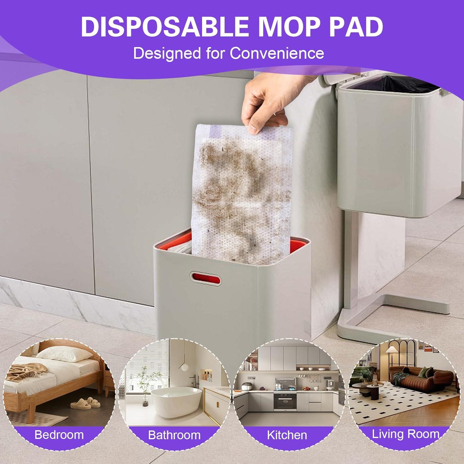 Recargas Almohadillas Mop WetJet NXPPYY 100 Unidades 29.5x15cm