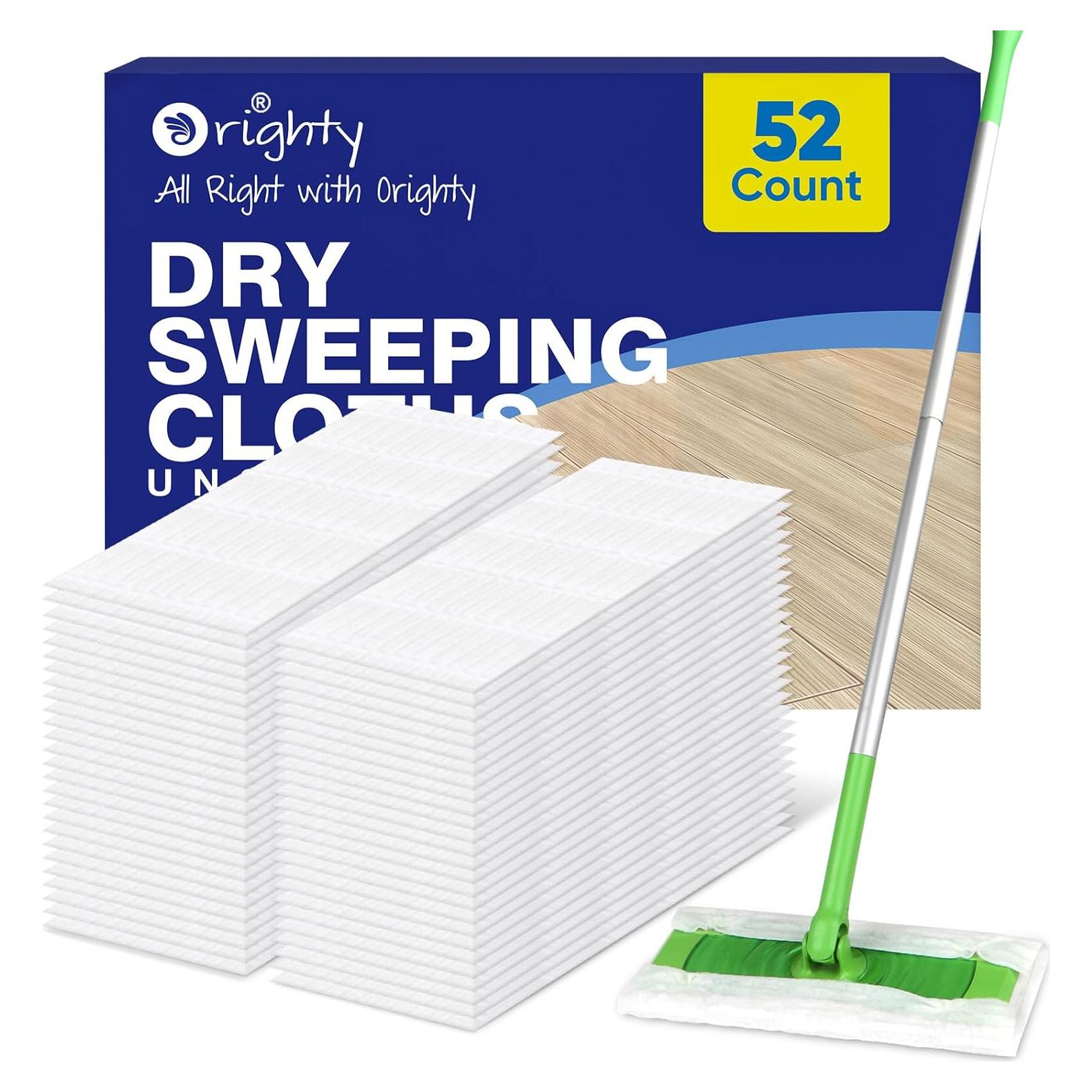 Paños de Barrido Seco Orighty 52 Recargas Compatibles Swiffer