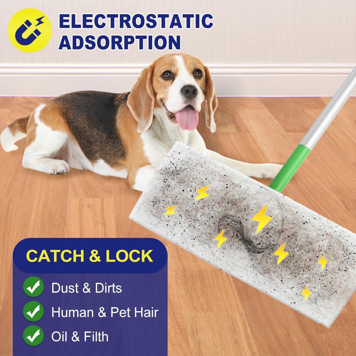 Paños de Barrido Seco Orighty 52 Recargas Compatibles Swiffer