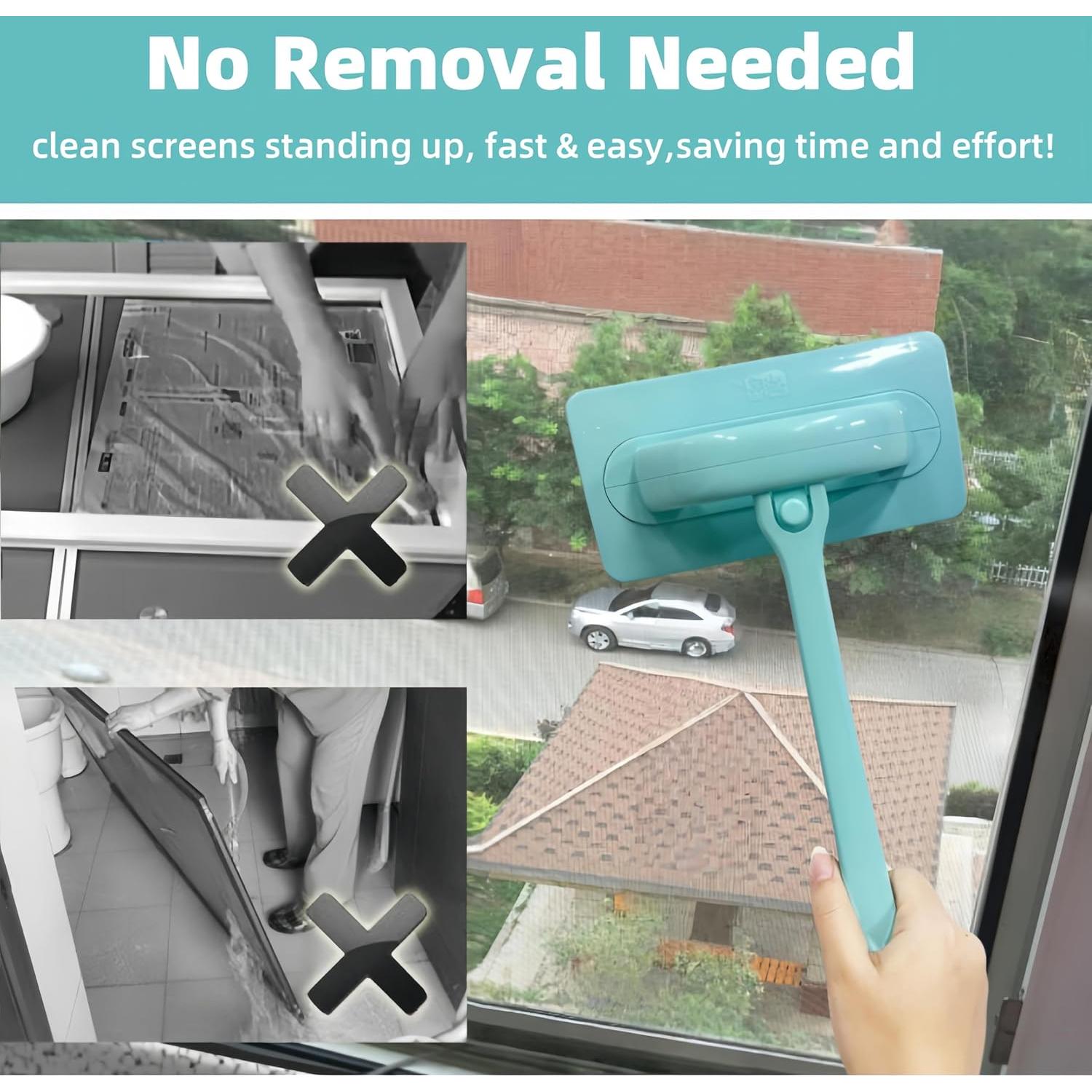 Kit de limpieza de ventanas SENEMO 5 piezas con cepillos desmontables