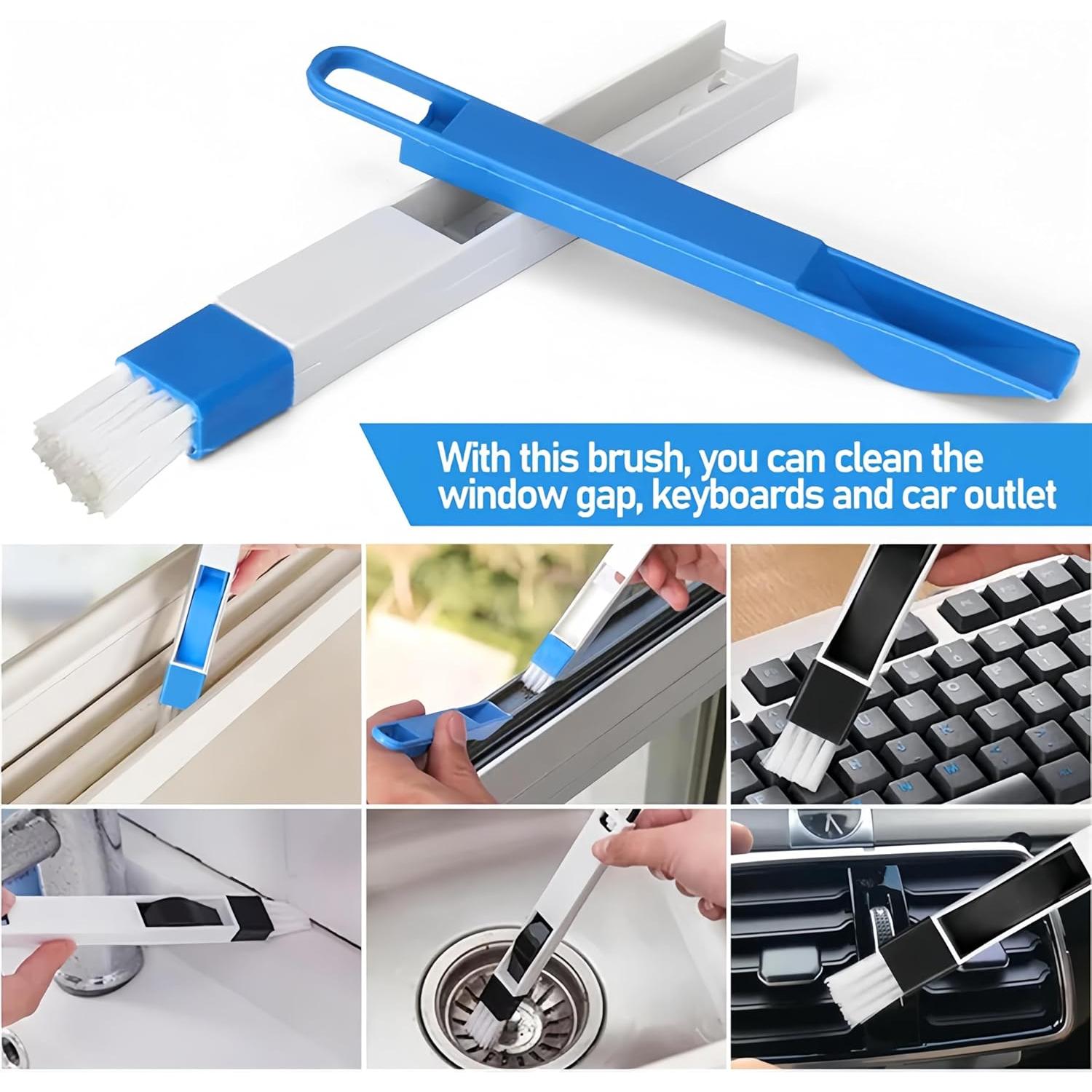 Kit de limpieza de ventanas SENEMO 5 piezas con cepillos desmontables