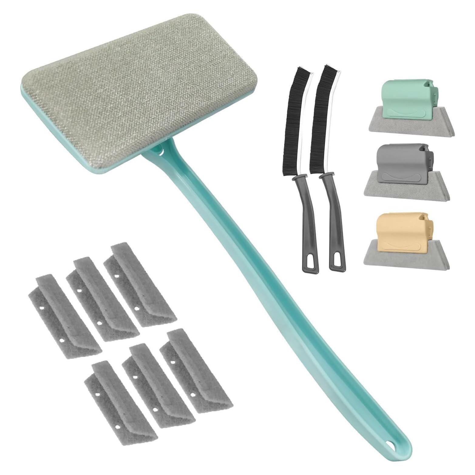 Kit de limpieza de pantallas de ventana VTOPVMAX con cepillos