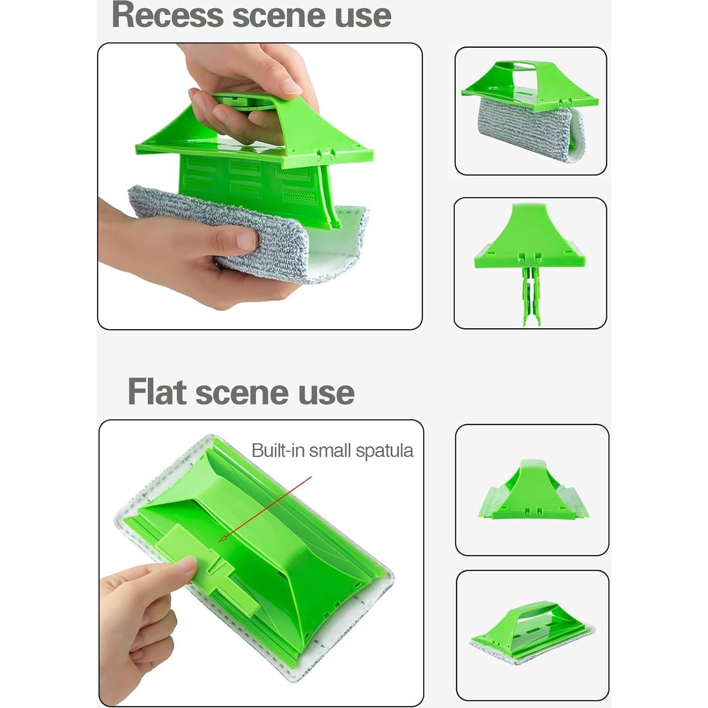 Cepillo de limpieza multifuncional Yayue para ventanas y rincones