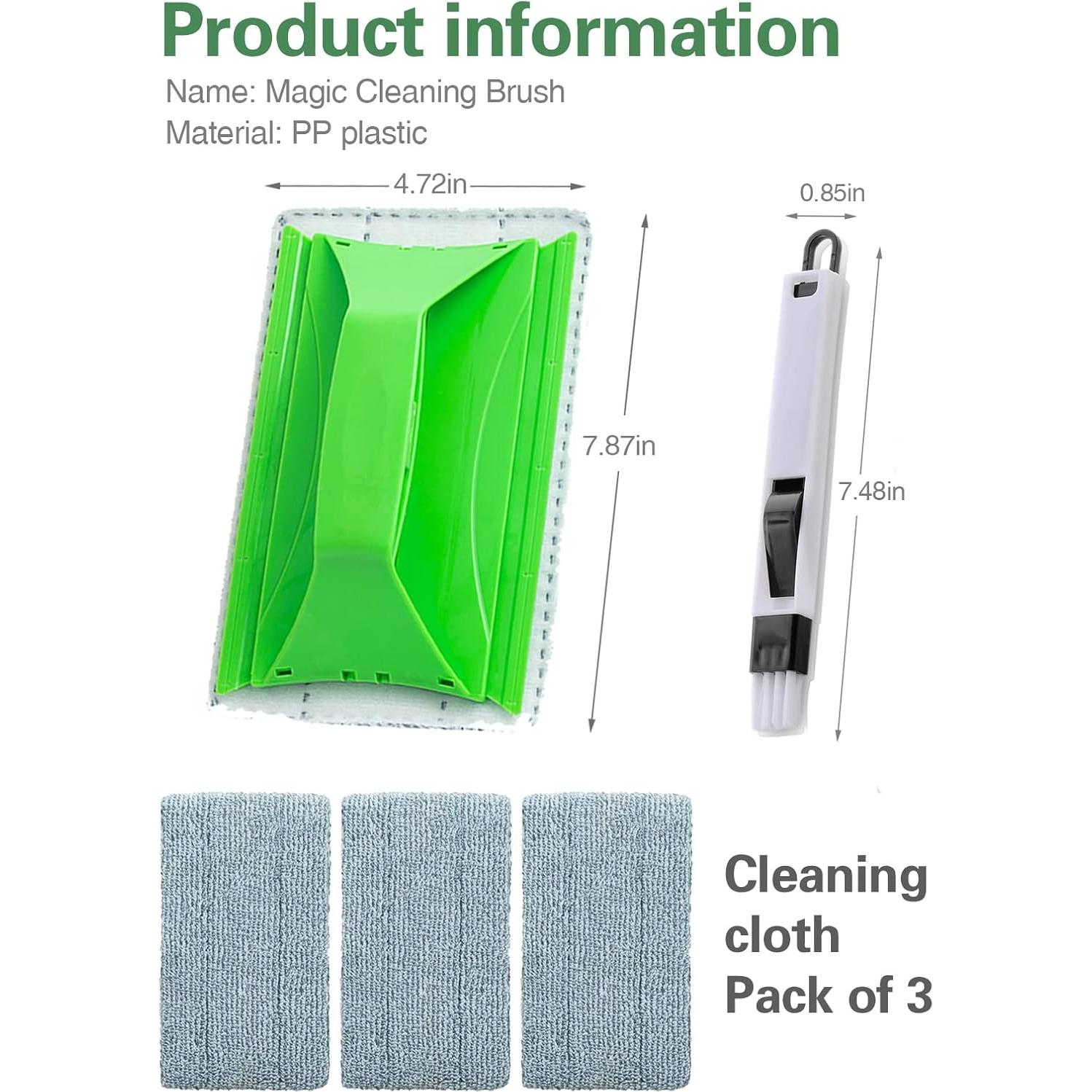 Cepillo de limpieza multifuncional Yayue para ventanas y rincones