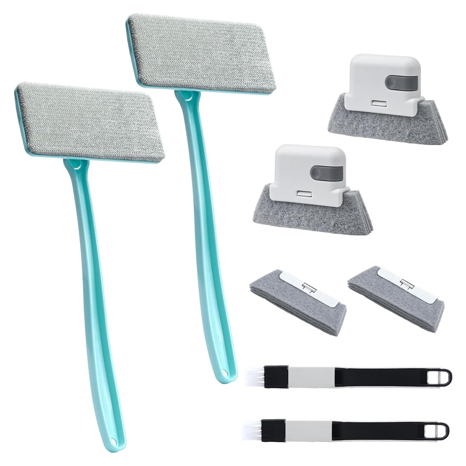 Kit de Limpieza de Ventanas Jbnausoy - 8 Piezas, Uso Húmedo y Seco