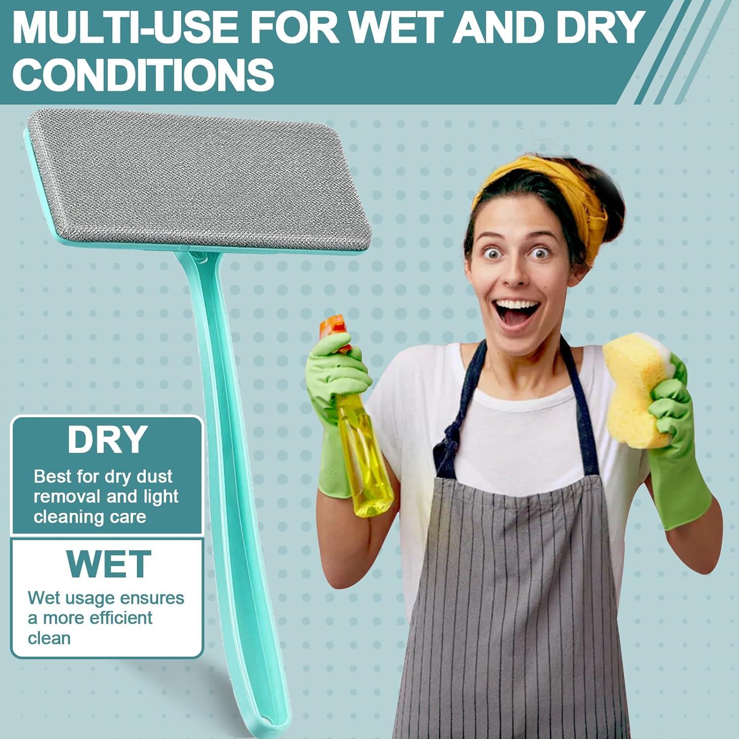 Kit de Limpieza de Ventanas Zimso con 9 Cepillos y Paños