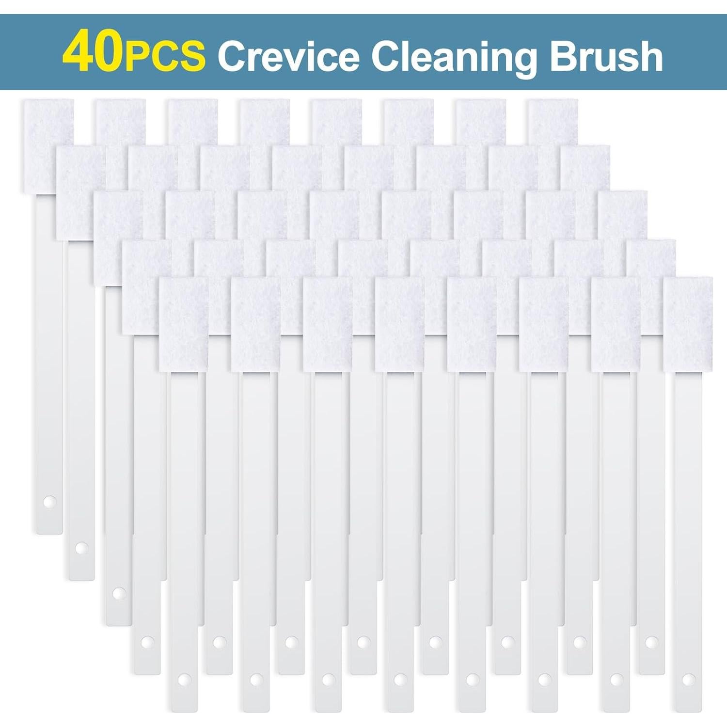 Ouligay 40 Cepillos Desechables para Limpieza de Rincones