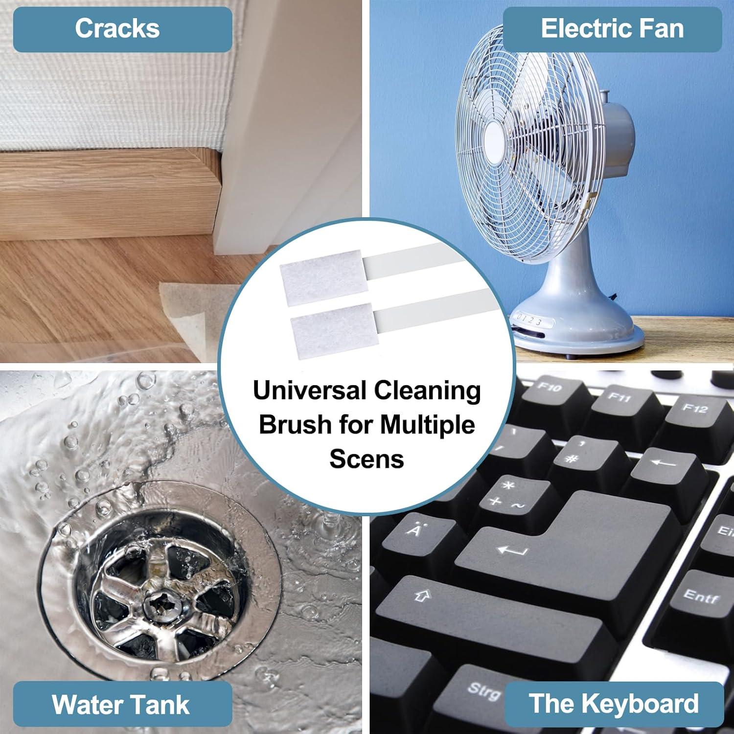 Ouligay 40 Cepillos Desechables para Limpieza de Rincones