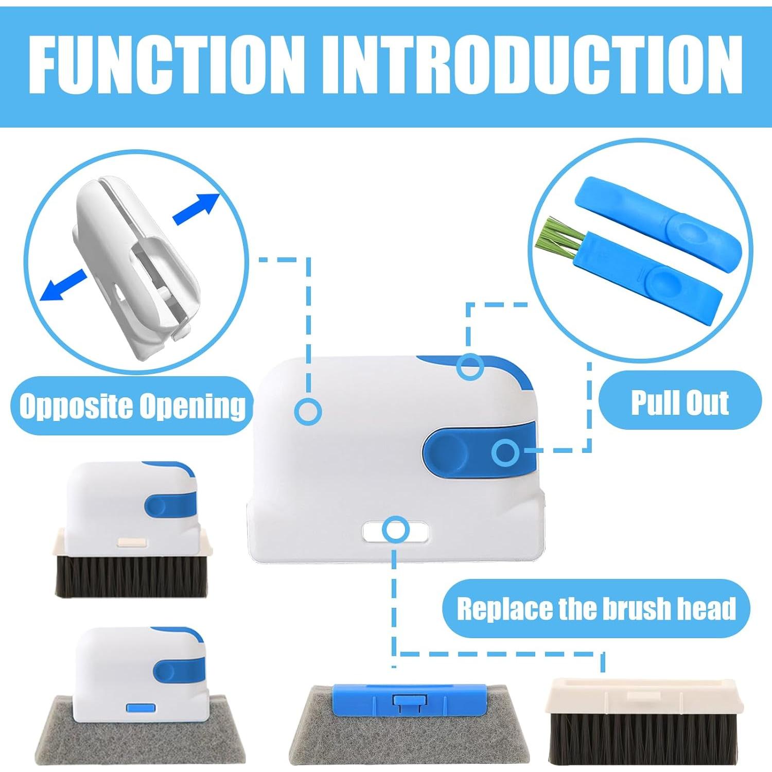 Kit de limpieza de pantallas de ventanas TOAINRSI - 7 piezas