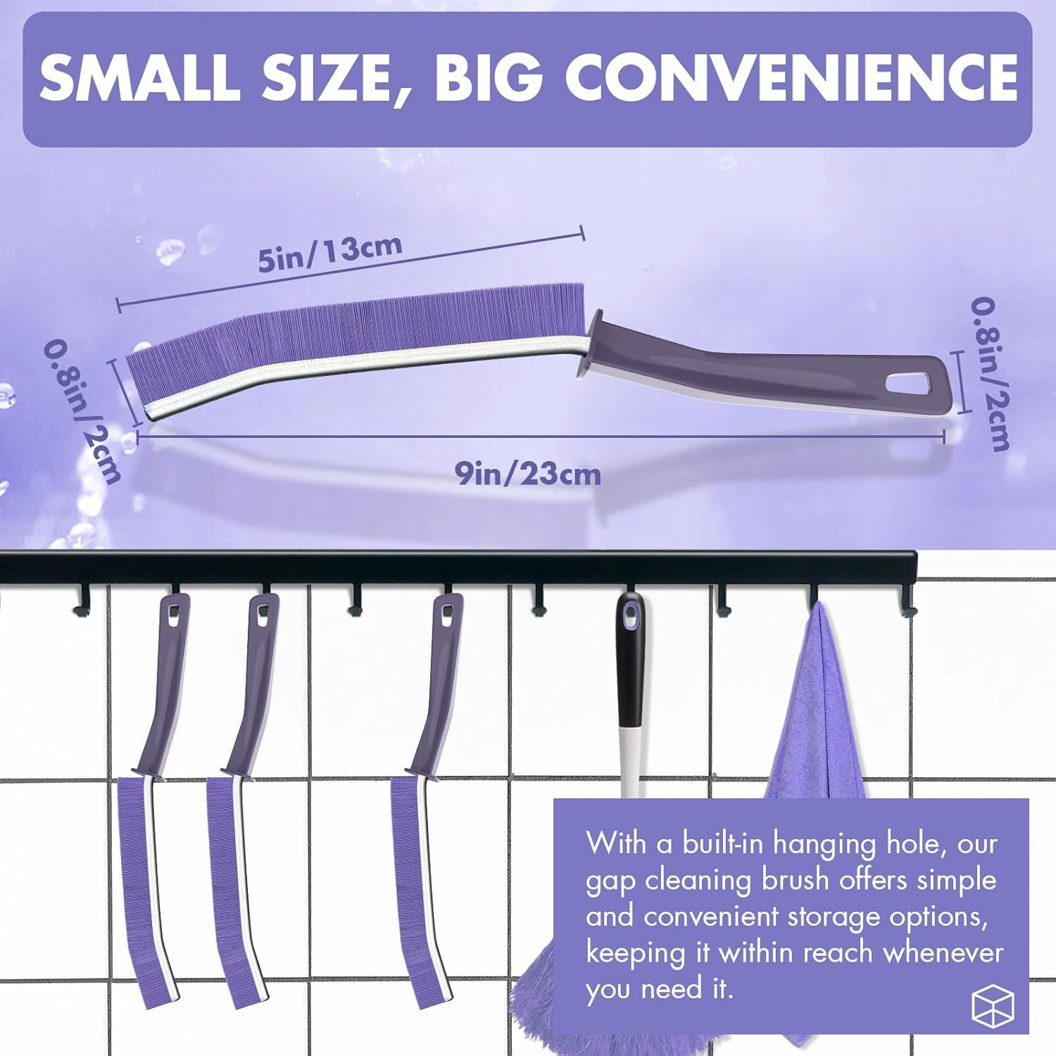 Cepillo de Limpieza para Grietas IBB - 3 Piezas Morado