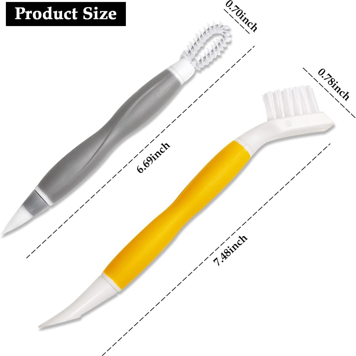 Juego de Cepillos de Limpieza Jipaziy 2 Piezas Multiusos