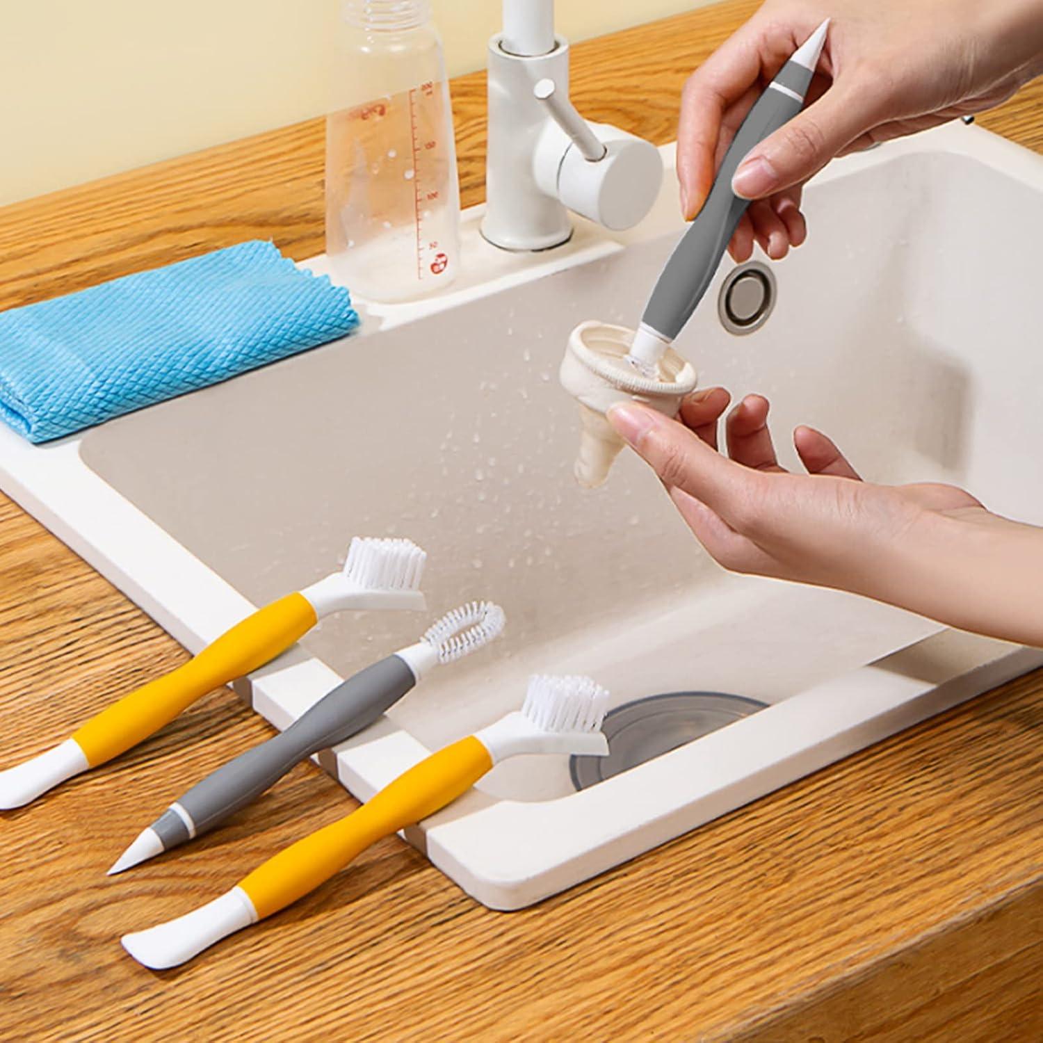 Juego de Cepillos de Limpieza Jipaziy 2 Piezas Multiusos