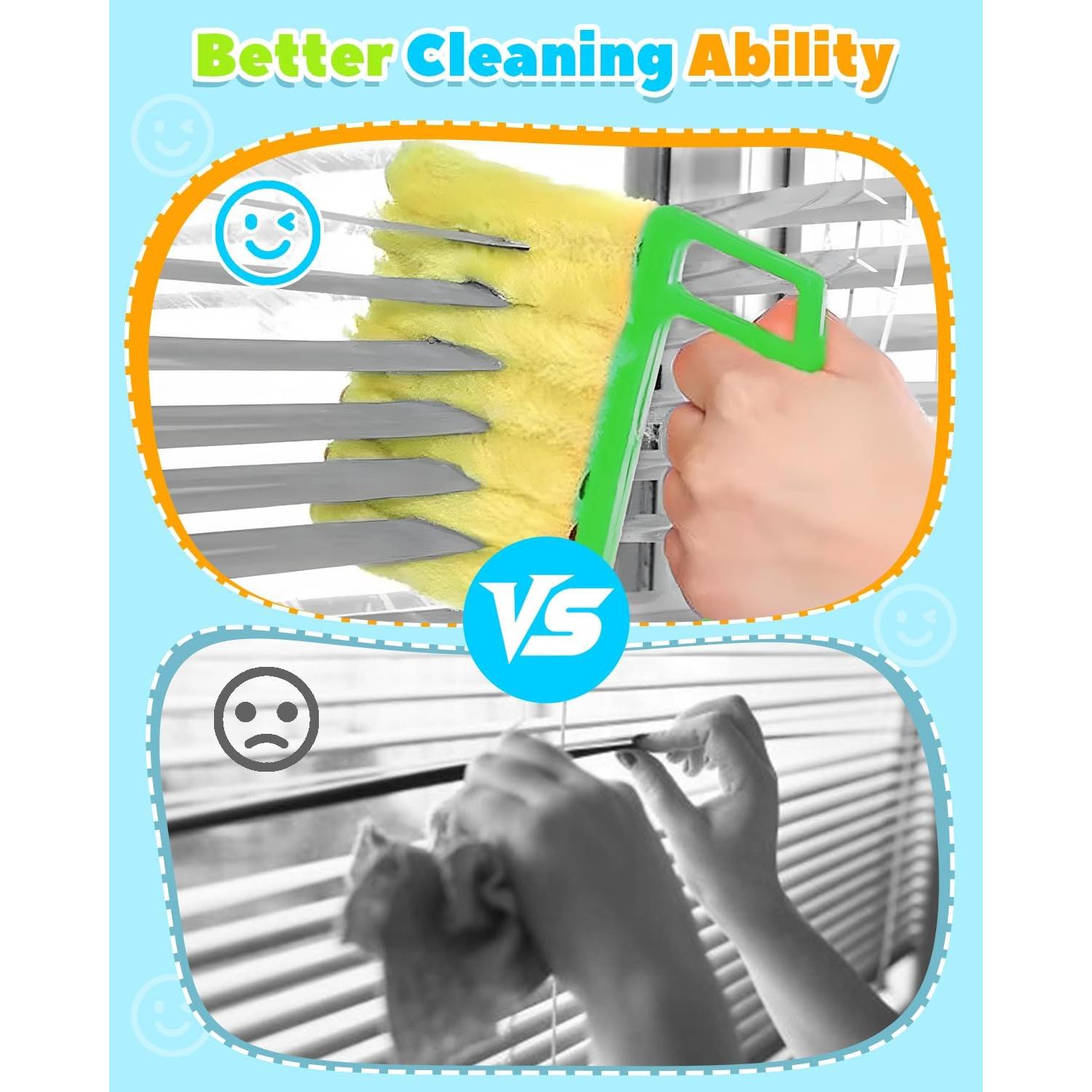 Kit de limpieza de persianas 11 piezas CUVORINO - Verde