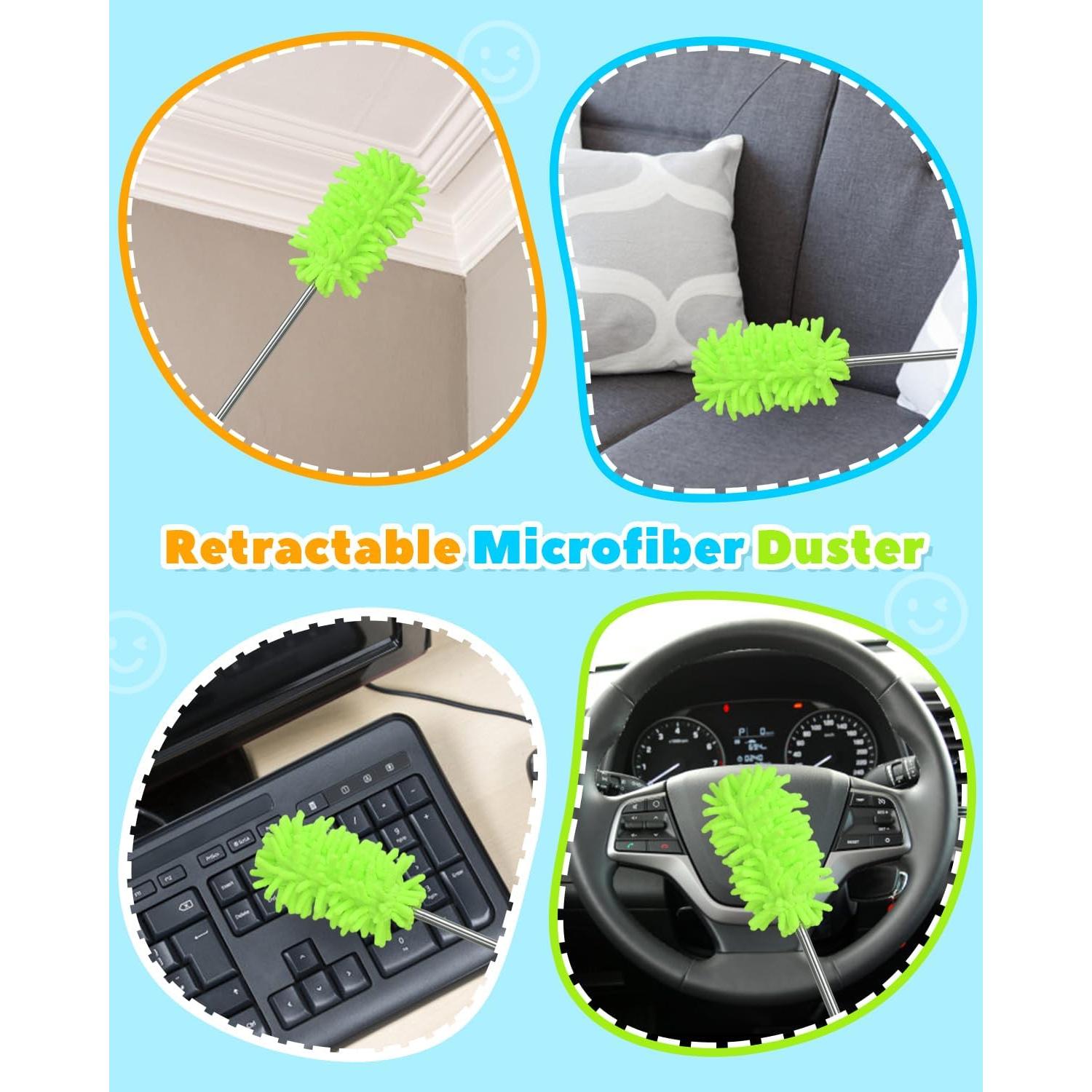 Kit de limpieza de persianas 11 piezas CUVORINO - Verde