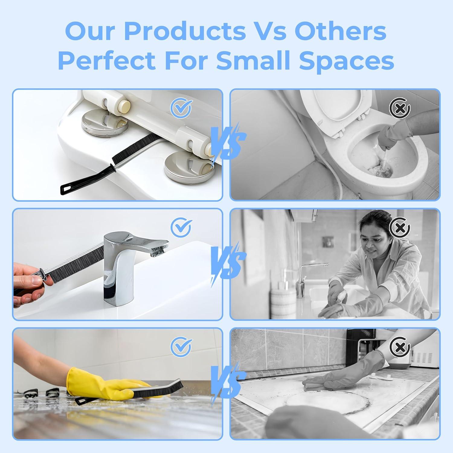 Cepillos de Limpieza de Rincones Miccilot 6pcs Nylon Duro