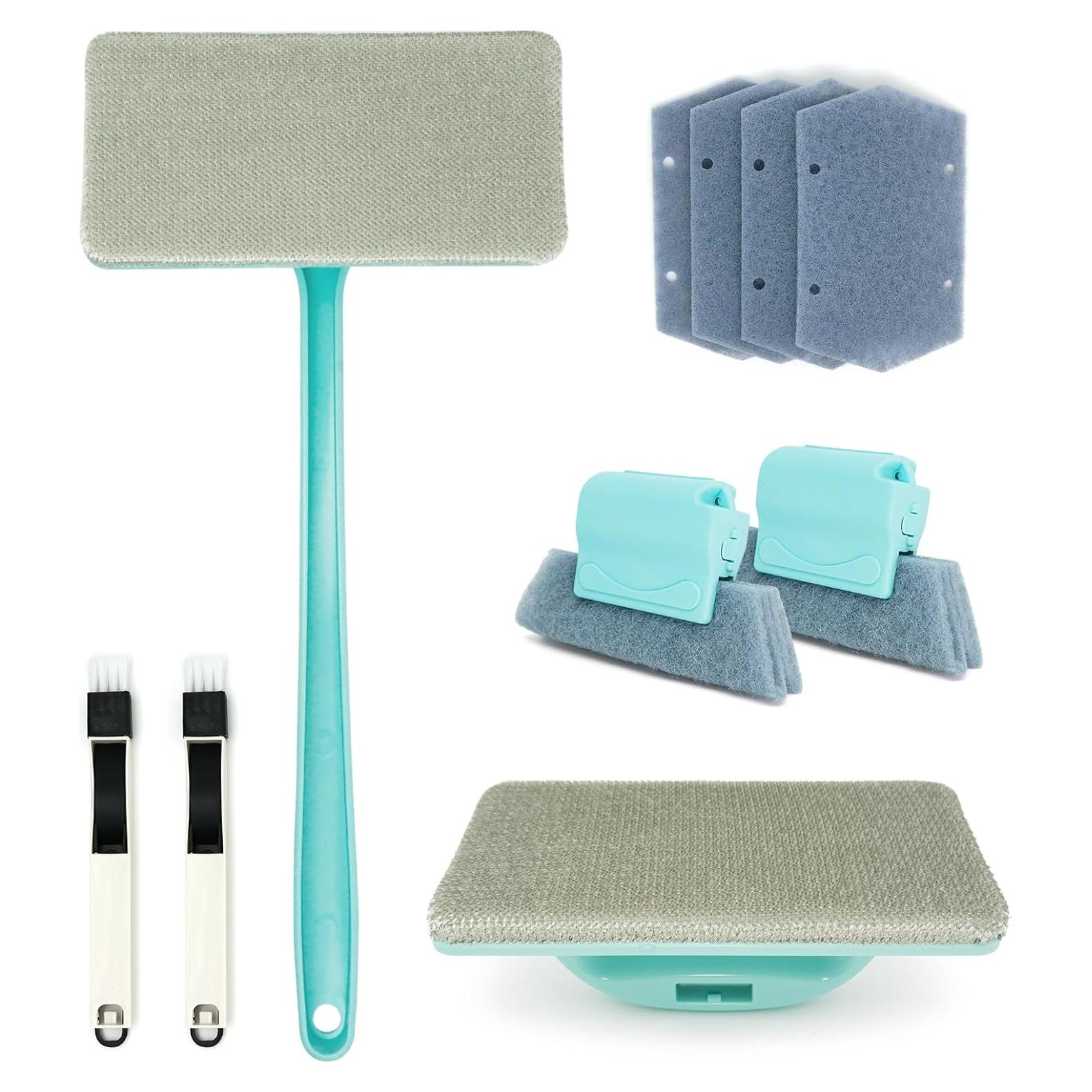 Limpiador de Pantallas de Malla DELUOLUO con Mango Desmontable