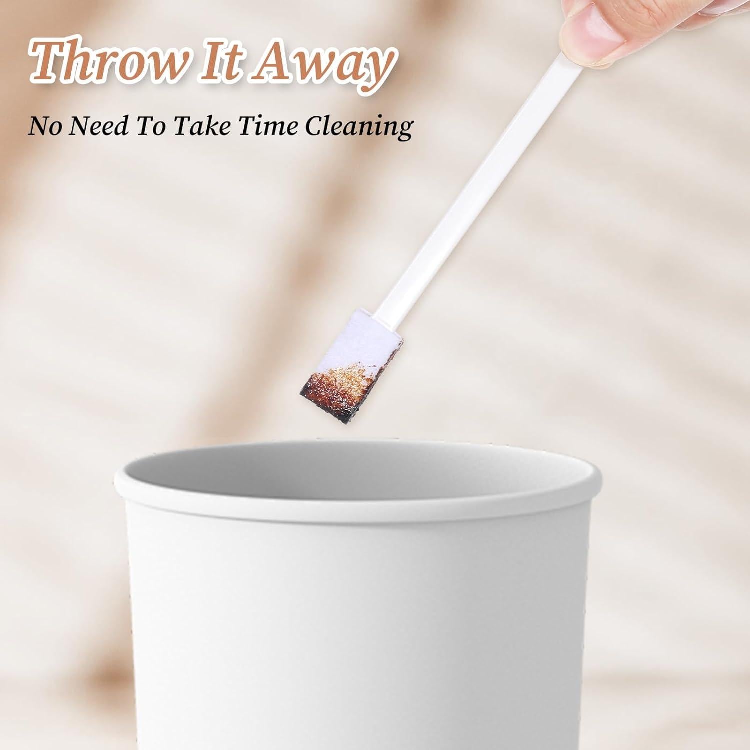 70 Cepillos de Limpieza de Ranuras Desechables Qianyu