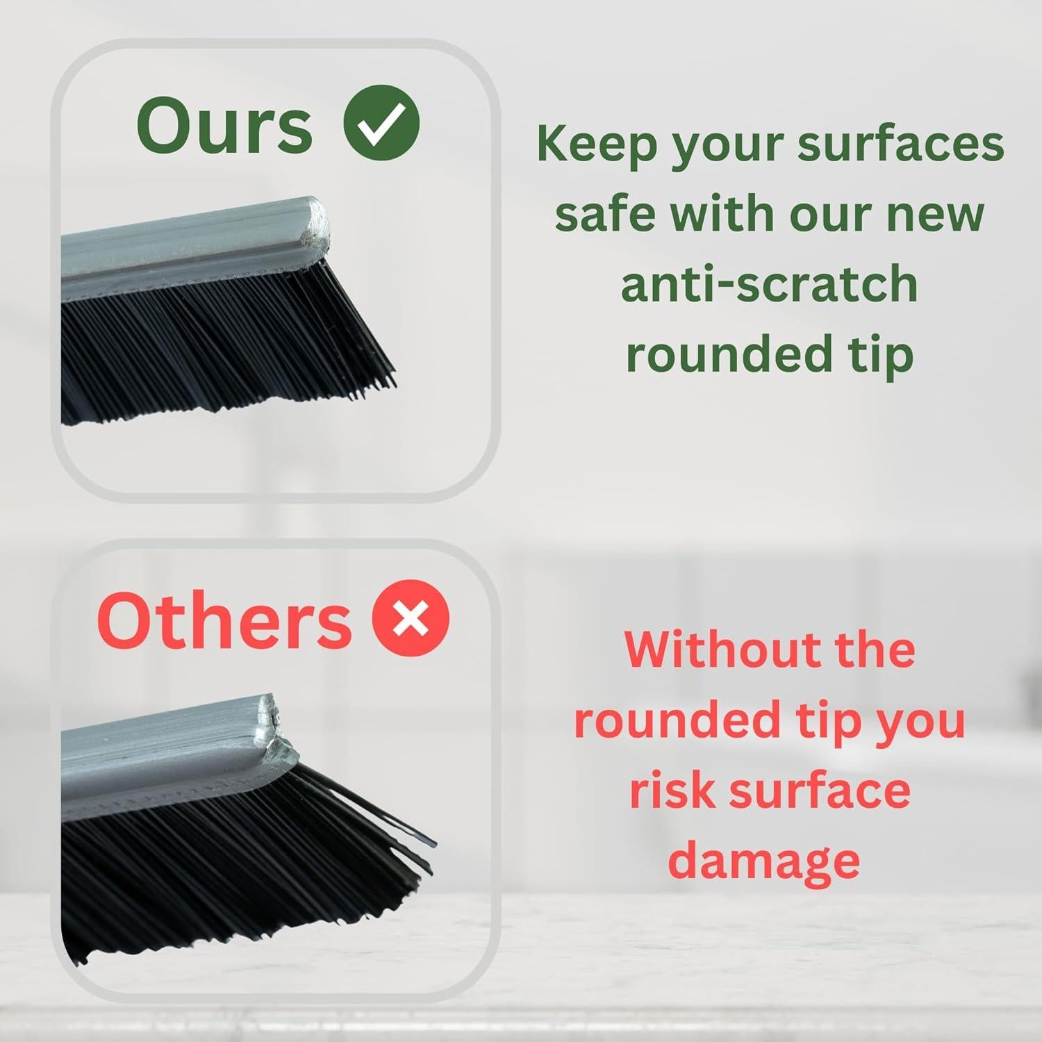 Cepillo de limpieza de ranuras 3 piezas Genérico cerdas duras