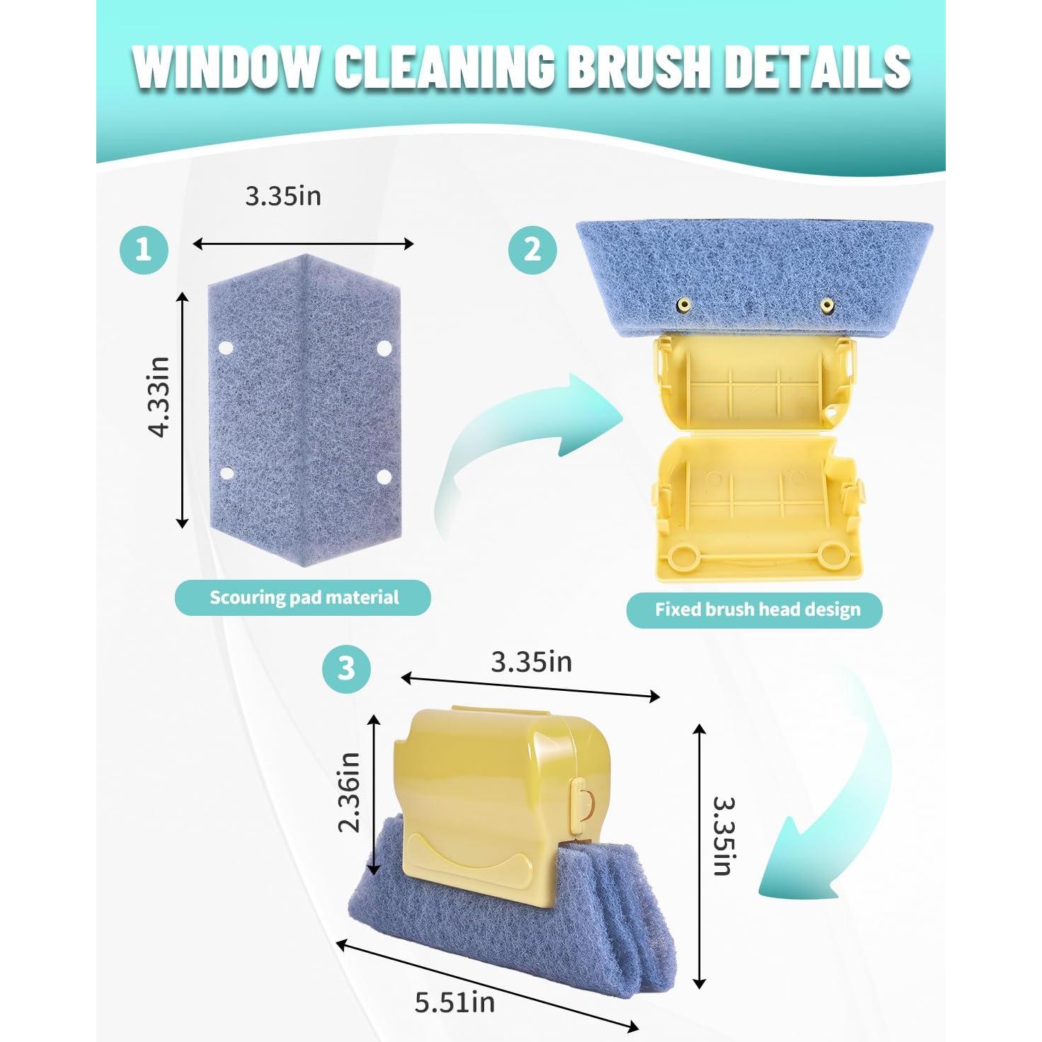 Kit Limpiador de Pantallas de Ventana VIRIDI con Mango Extensible