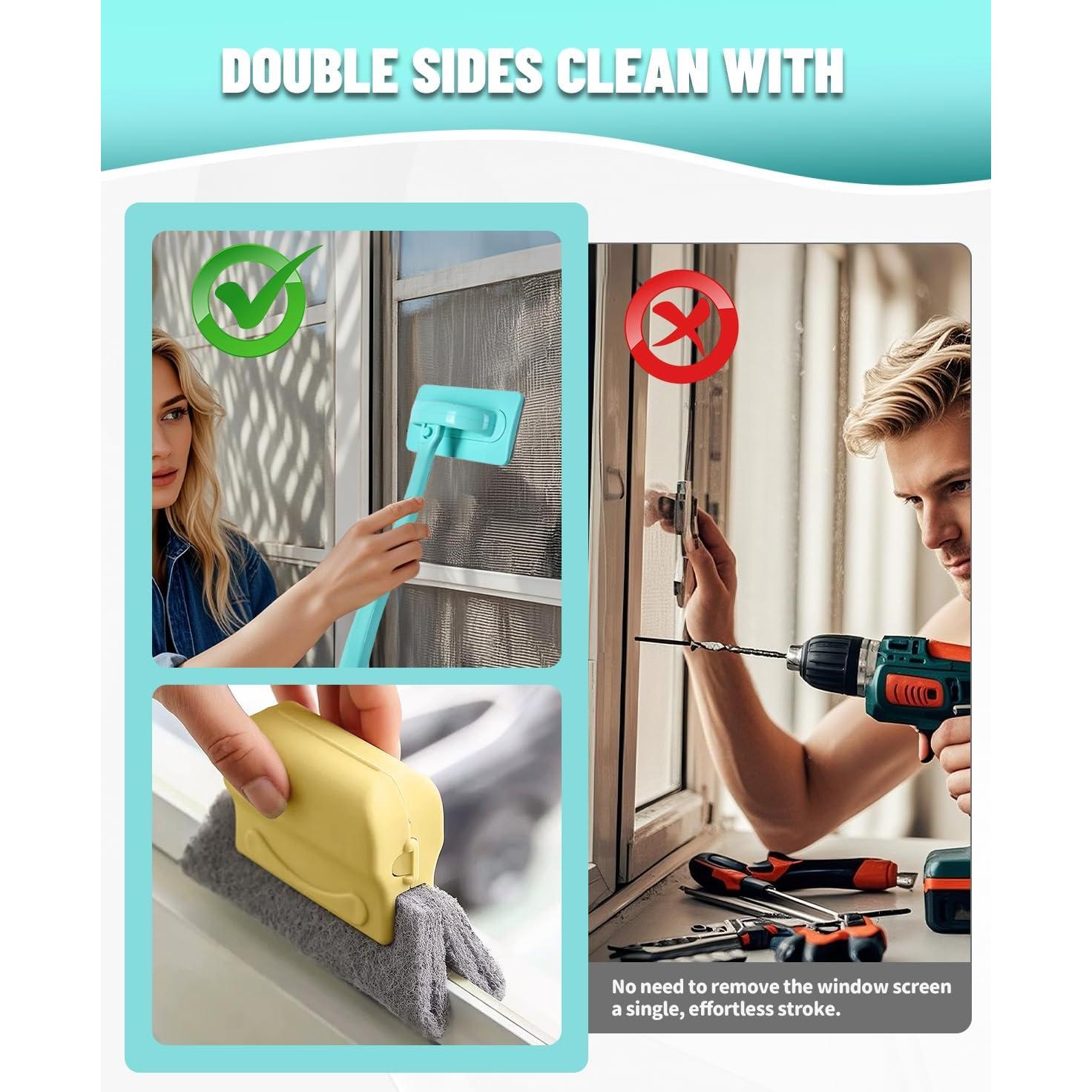 Kit Limpiador de Pantallas de Ventana VIRIDI con Mango Extensible