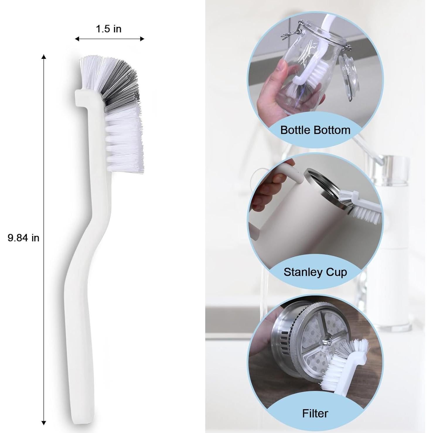 Juego de Cepillos de Limpieza de Ranuras OSHPPKEL 9 Piezas