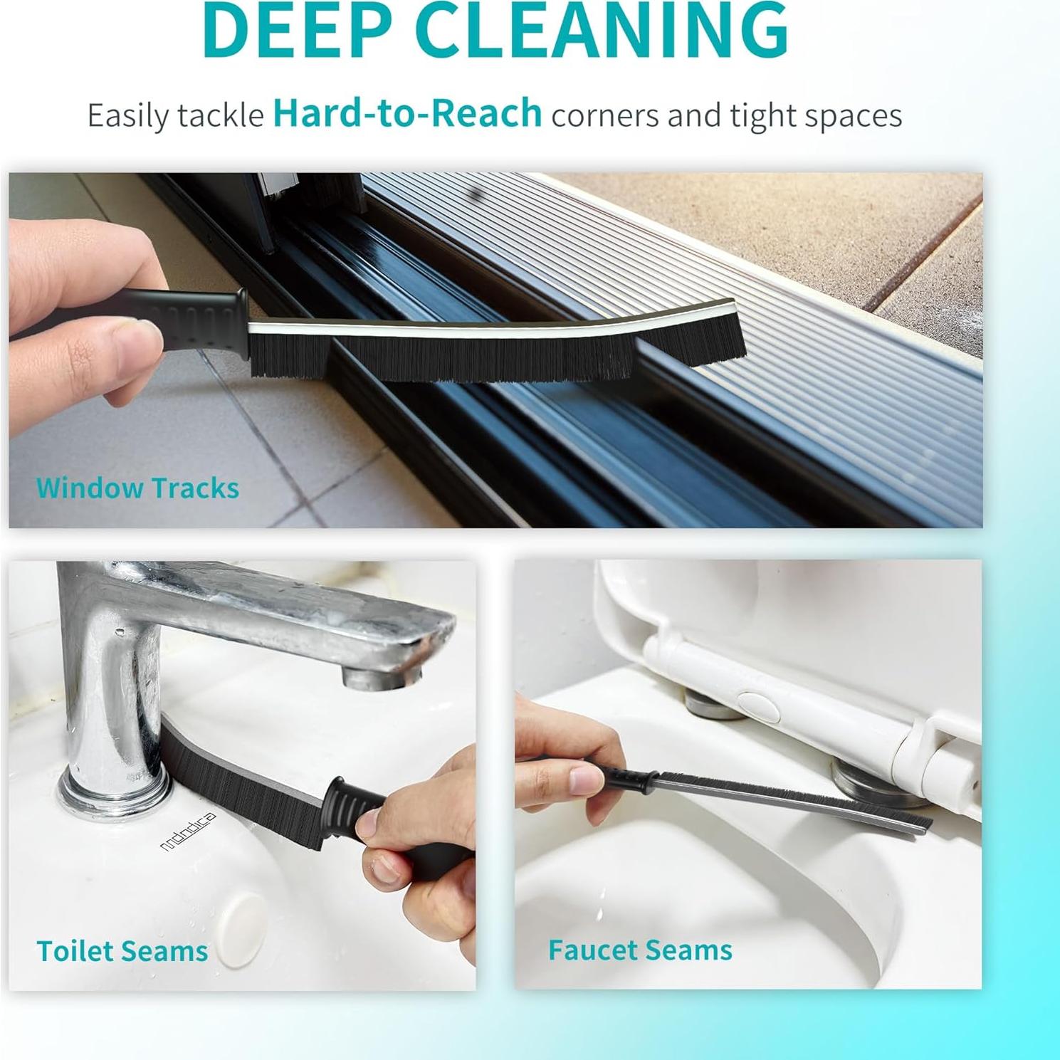 Cepillo de Limpieza de Ranuras Swyprrix 6 Pcs Cerdas Duras