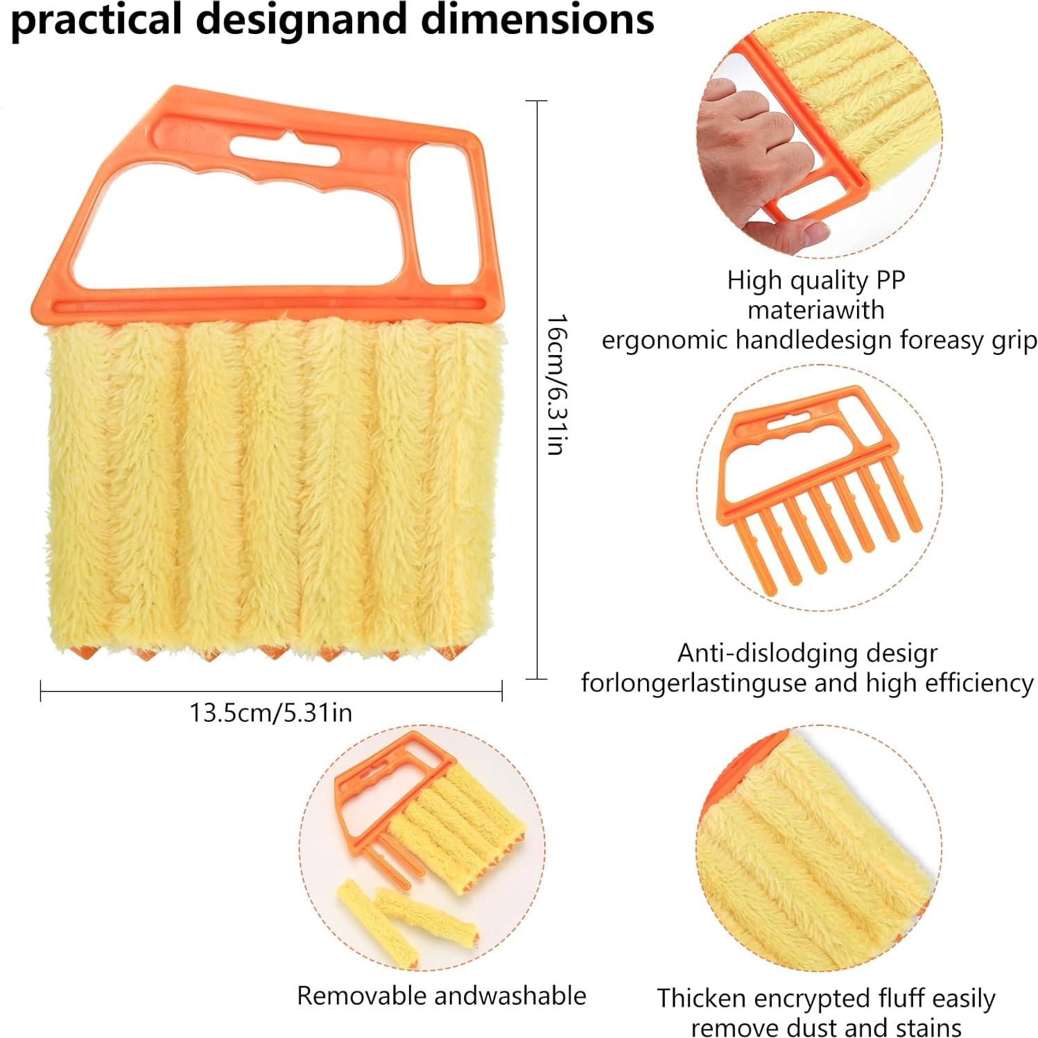 Limpiador de Persianas HexinYigjly 6 Piezas Microfibra