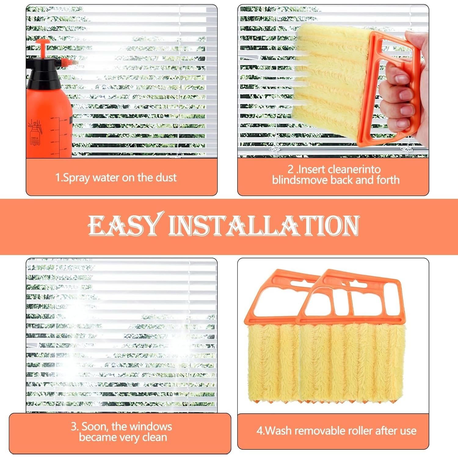 Limpiador de Persianas HexinYigjly 6 Piezas Microfibra