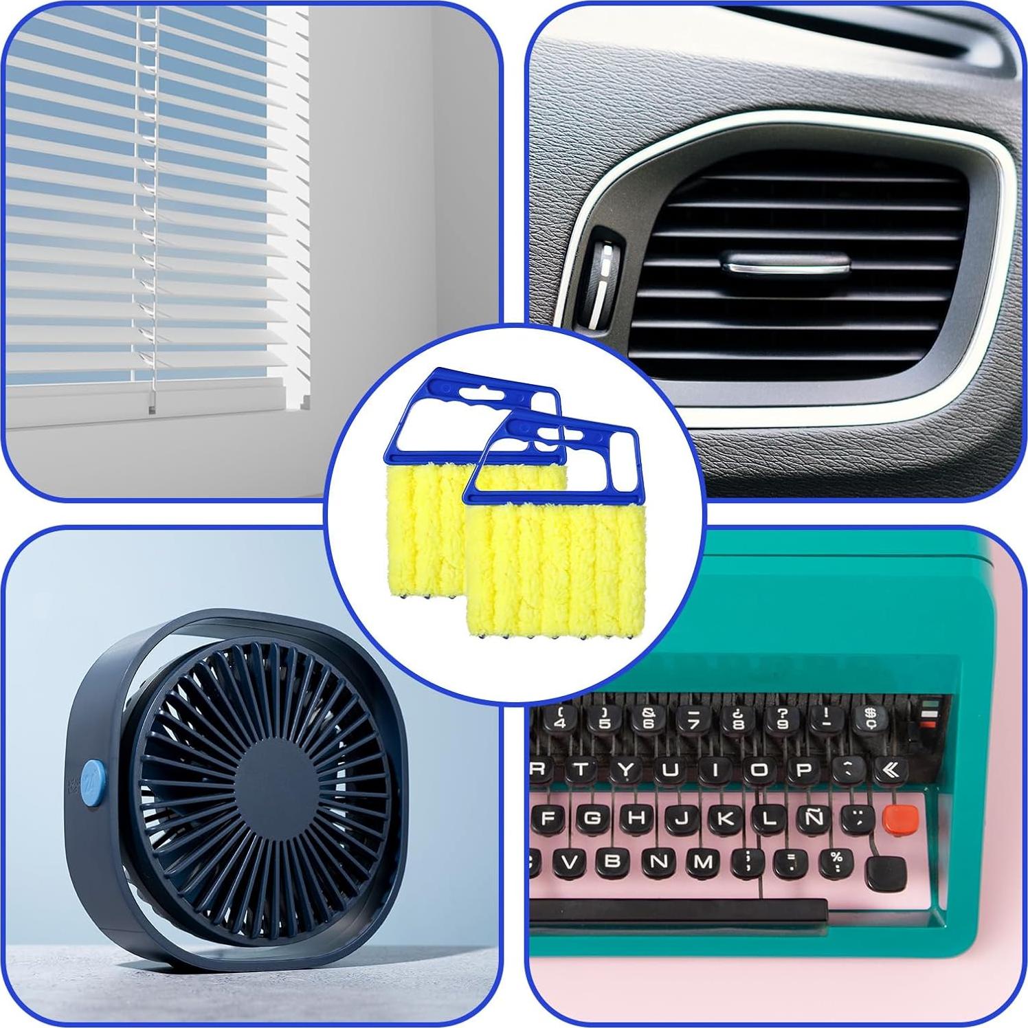 Juego de 2 Limpiadores de Persianas Alrhso - Lavables y Ergonómicos