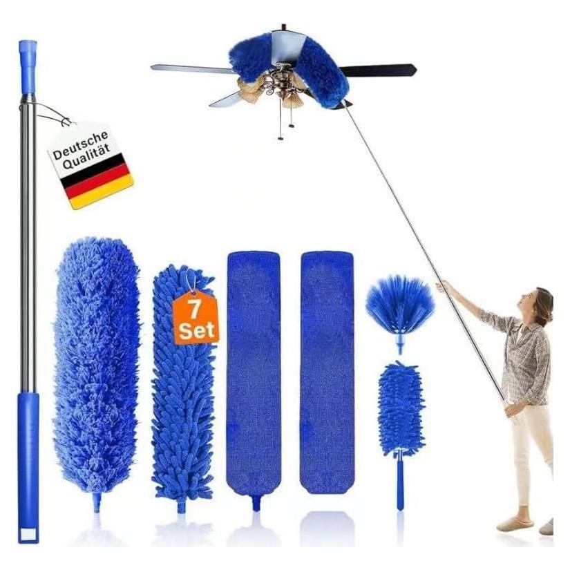 Kit Plumero Microfibra 7 en 1 HDView Extensible 254 cm